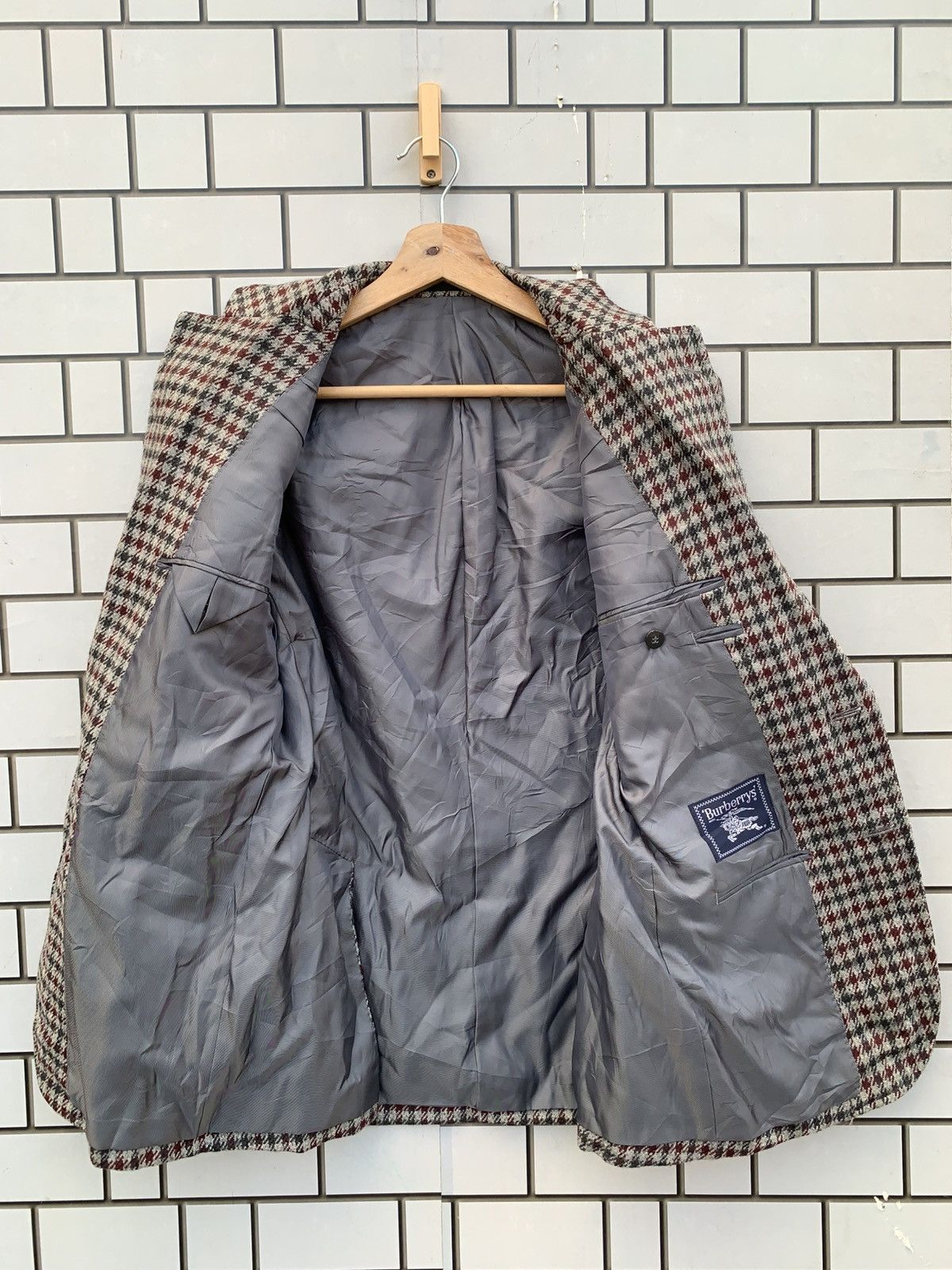 Burberry × Designer × Vintage Vintage Burberrys Blazers Size 44S - 3 Thumbnail
