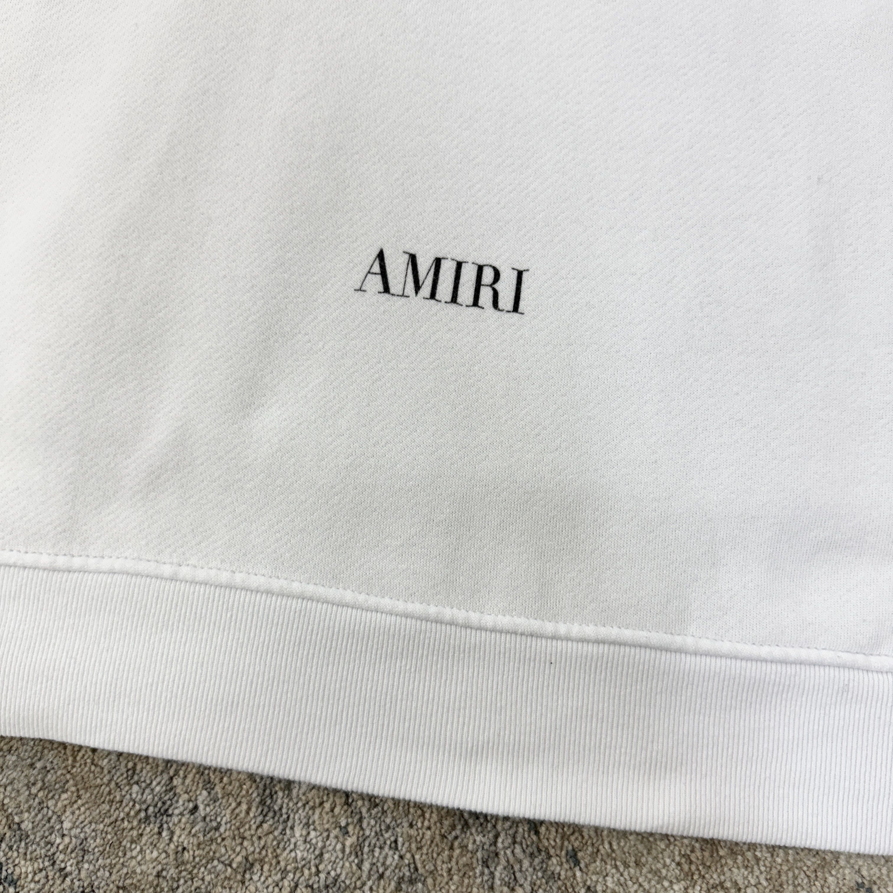 Amiri Amiri Lovers Embroidered Pullover Hoodie In White RRP £550 Size US M / EU 48-50 / 2 - 6 Thumbnail