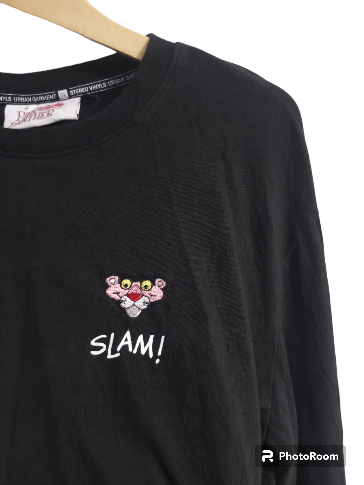 20471120 Pink Panther spell out long sleeve tee Size US L / EU 52-54 / 3 - 5 Thumbnail