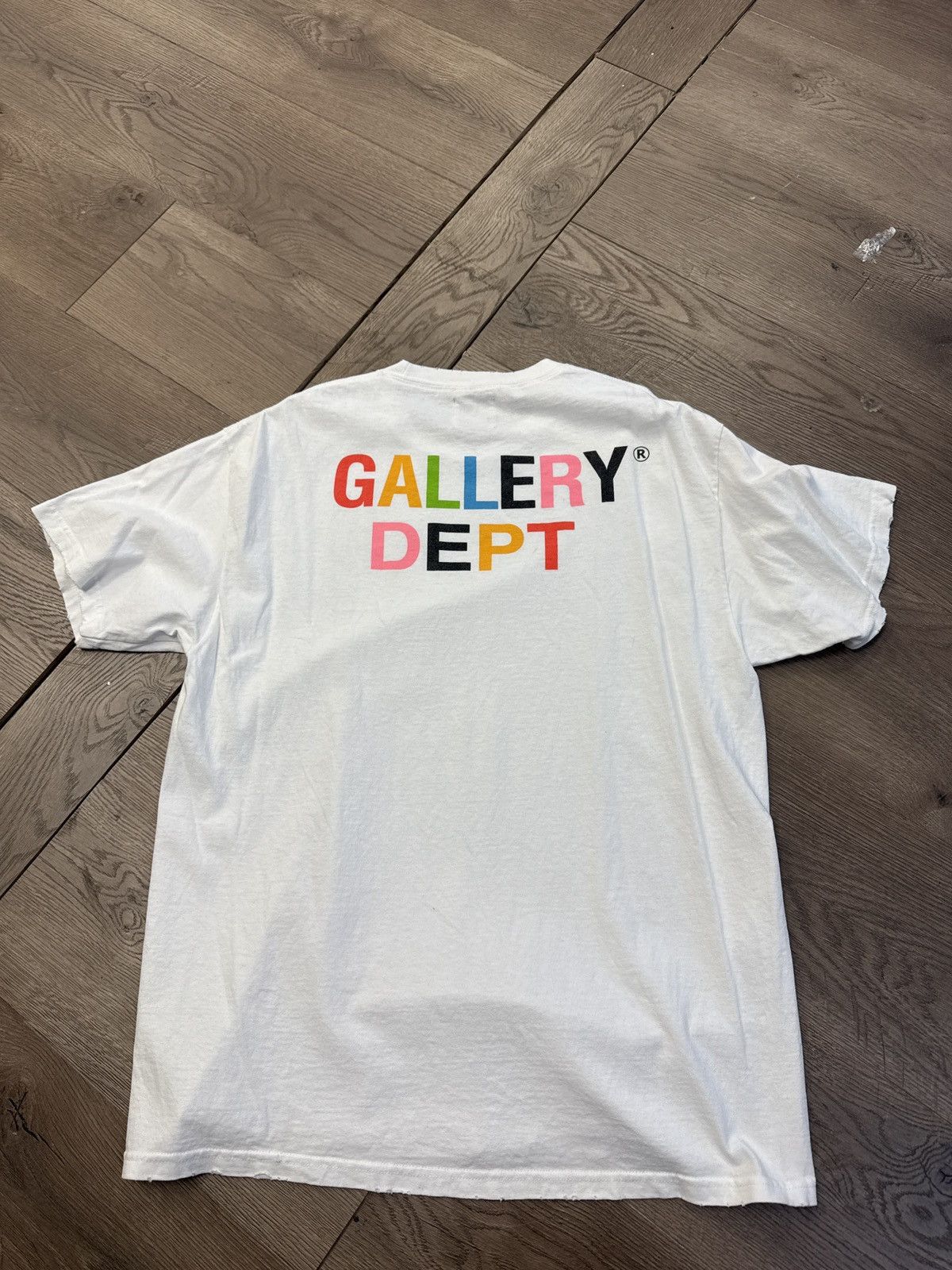 Gallery Dept. Gallery dept multicolor logo t shirt white large Size US L / EU 52-54 / 3 - 2 Thumbnail