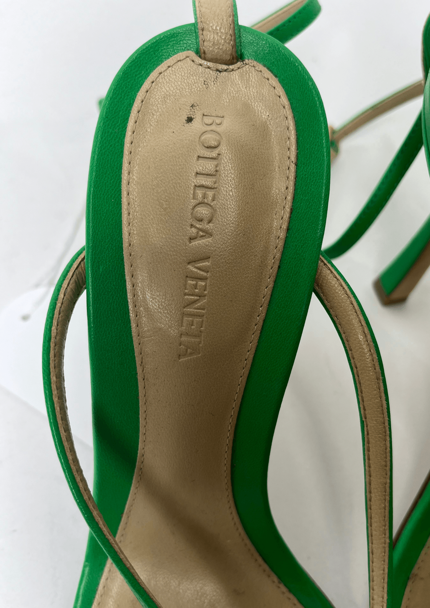 Bottega Veneta Green Sandals Size US 8.5 / IT 38.5 - 8 Thumbnail