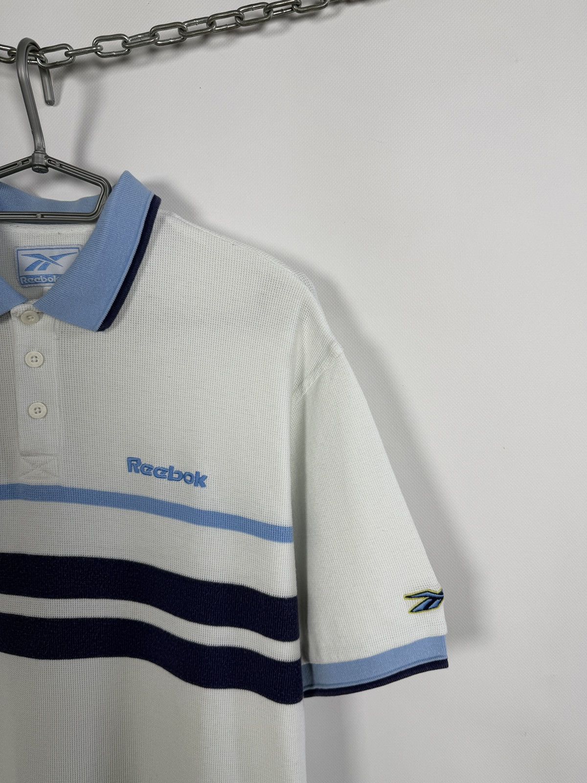 Reebok Reebok Vintage 90s Short Sleeve Polo Shirt Retro Size M Size US M / EU 48-50 / 2 - 2 Thumbnail