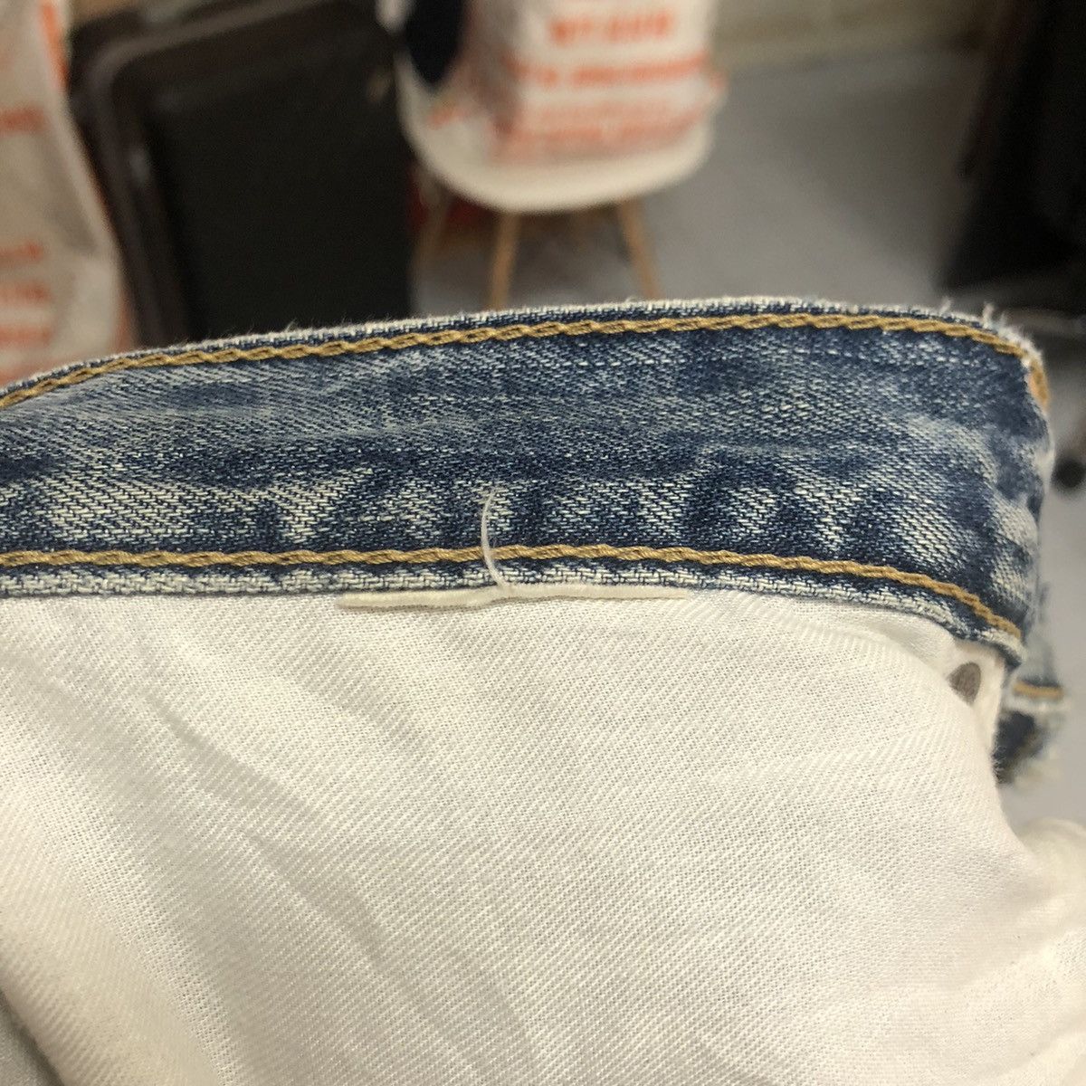 Levi's Levis Blue Distressed ripped Denim Pants #A2119 Size US 32 / EU 48 - 24 Thumbnail