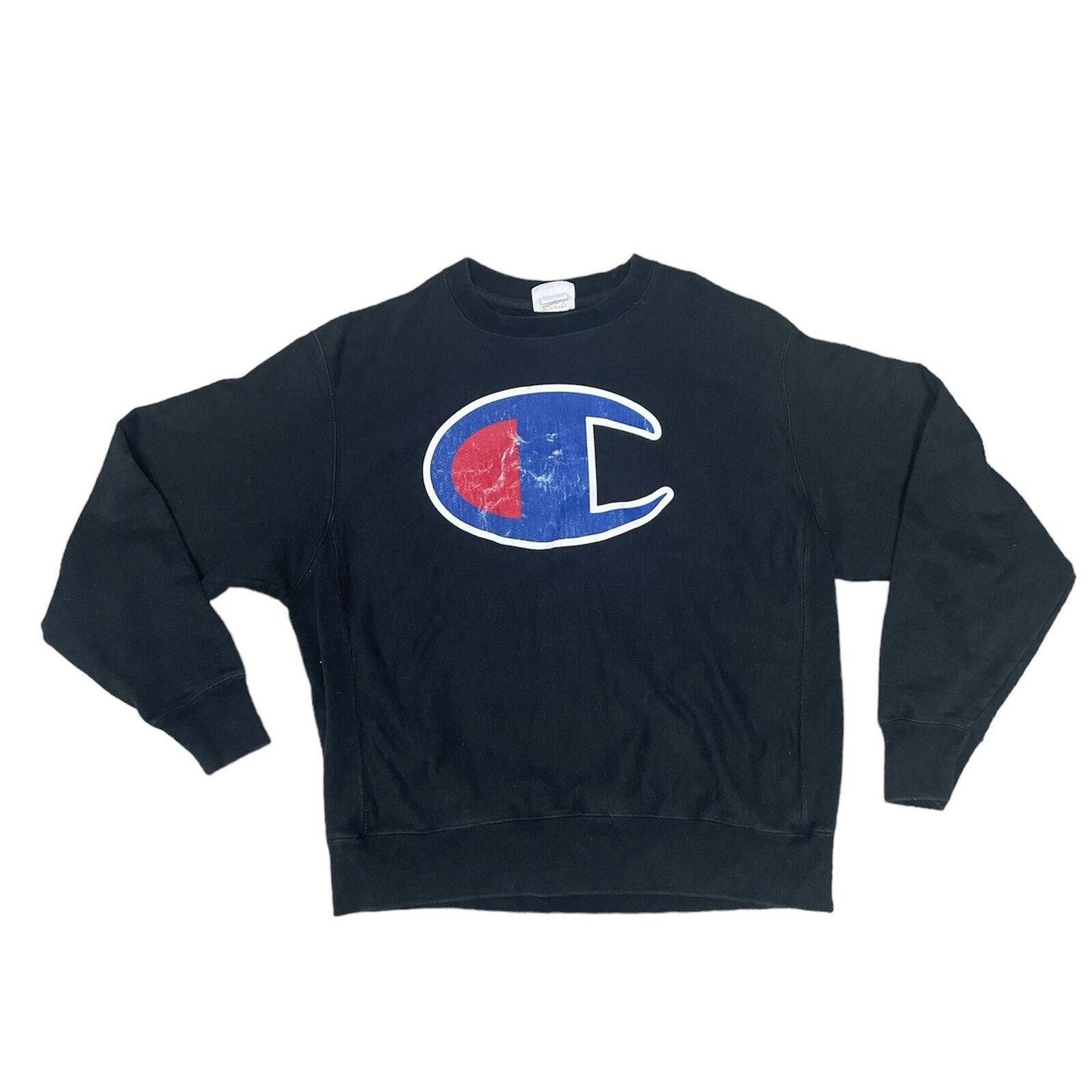 Champion Vintage Champion Reverse Weave Spell Out Logo Sweatshirt L Size US L / EU 52-54 / 3 - 1 Thumbnail