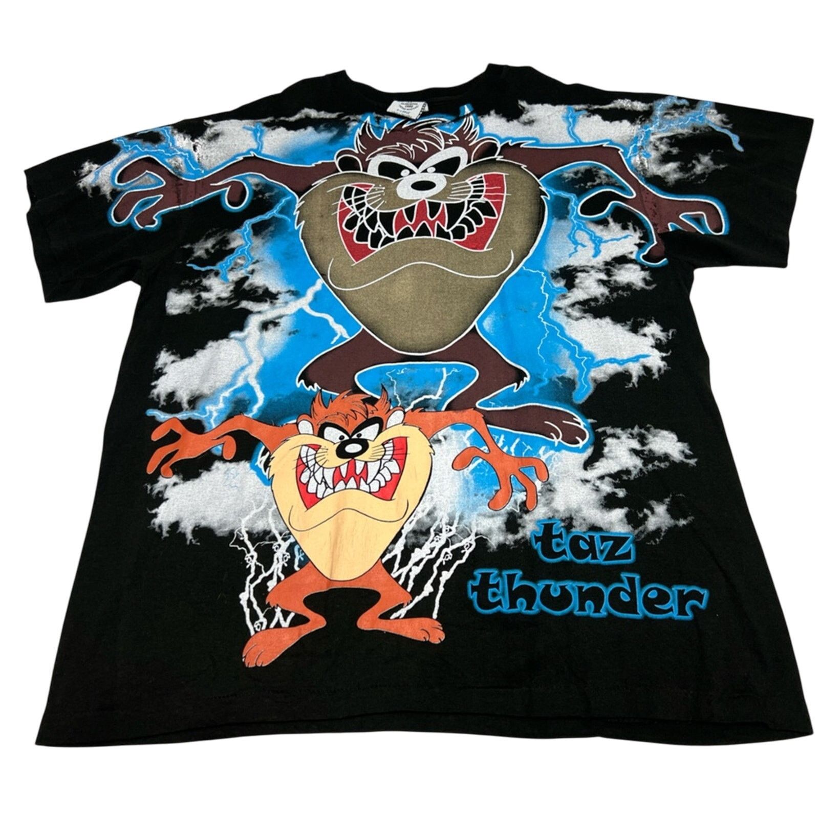 Other LOONEY TUNES TAZ AOP ALL OVER PRINT LIGHTNING SINGLE STITCH Size US XL / EU 56 / 4 - 1 Thumbnail