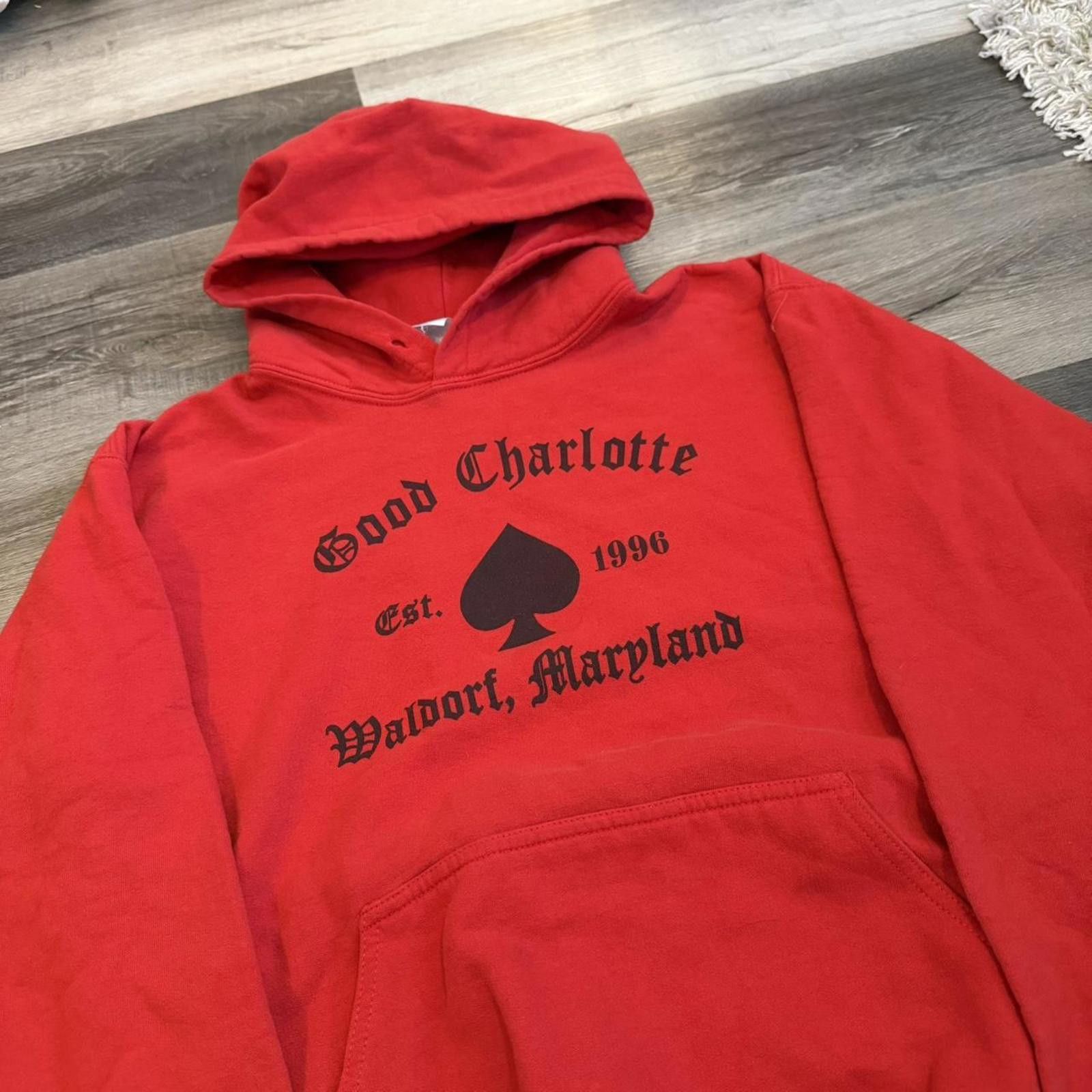 Gildan Vintage good charlotte waldorf maryland hoodie 2002 M Size US M / EU 48-50 / 2 - 3 Thumbnail