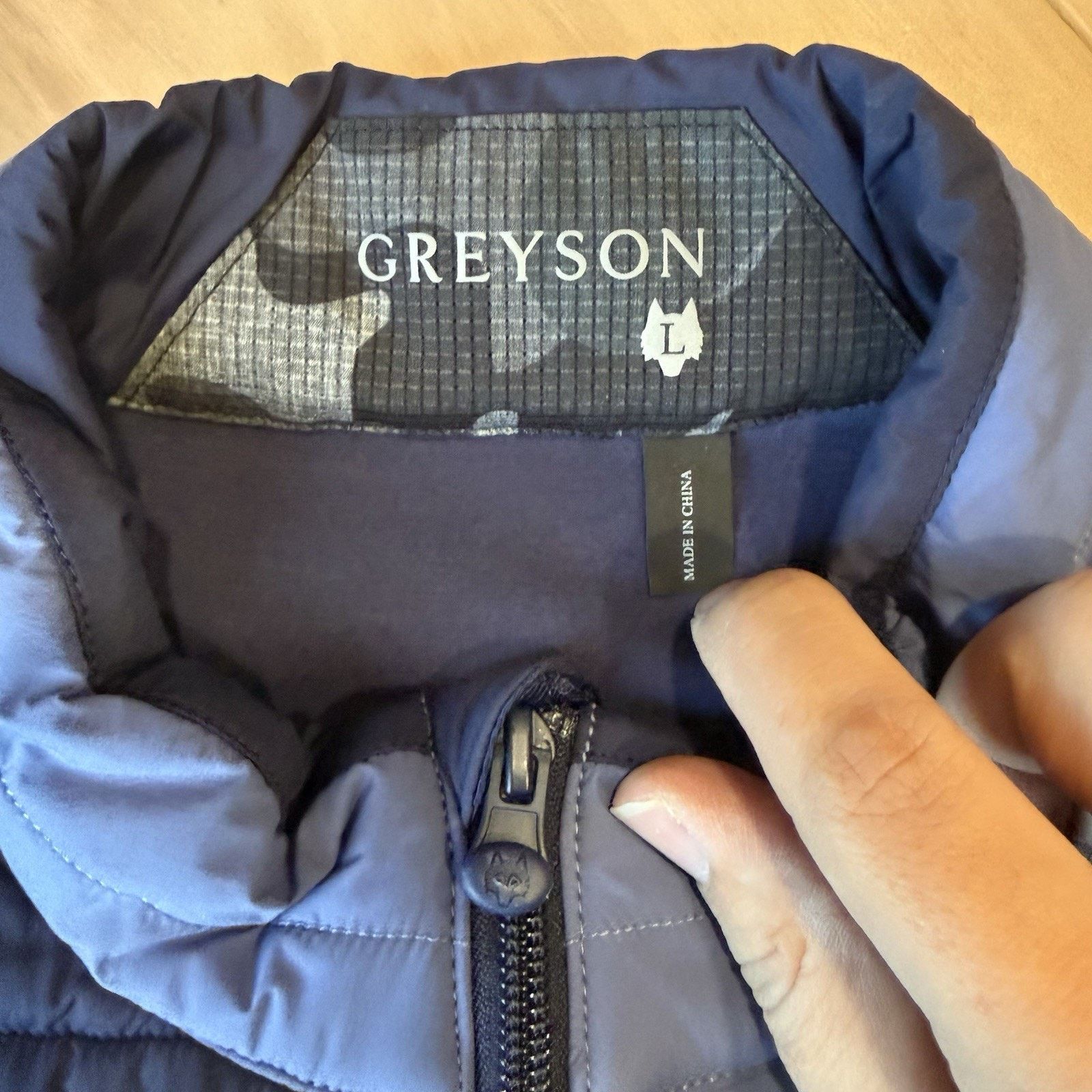 Arc'teryx Greyson Yukon Half Zip Hybrid Vest Large Blue Insulated Size US L / EU 52-54 / 3 - 7 Thumbnail
