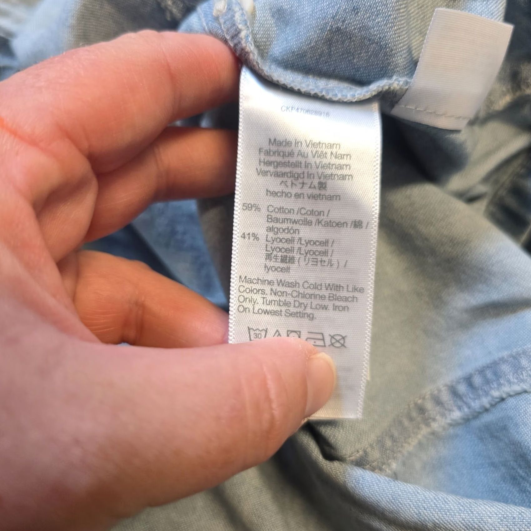 Madewell Madewell Dress Womens Size 2 Blue Chambray Denim Button Up Sheath Casual Capsule Shirt? Size XS / US 0-2 / IT 36-38 - 7 Thumbnail