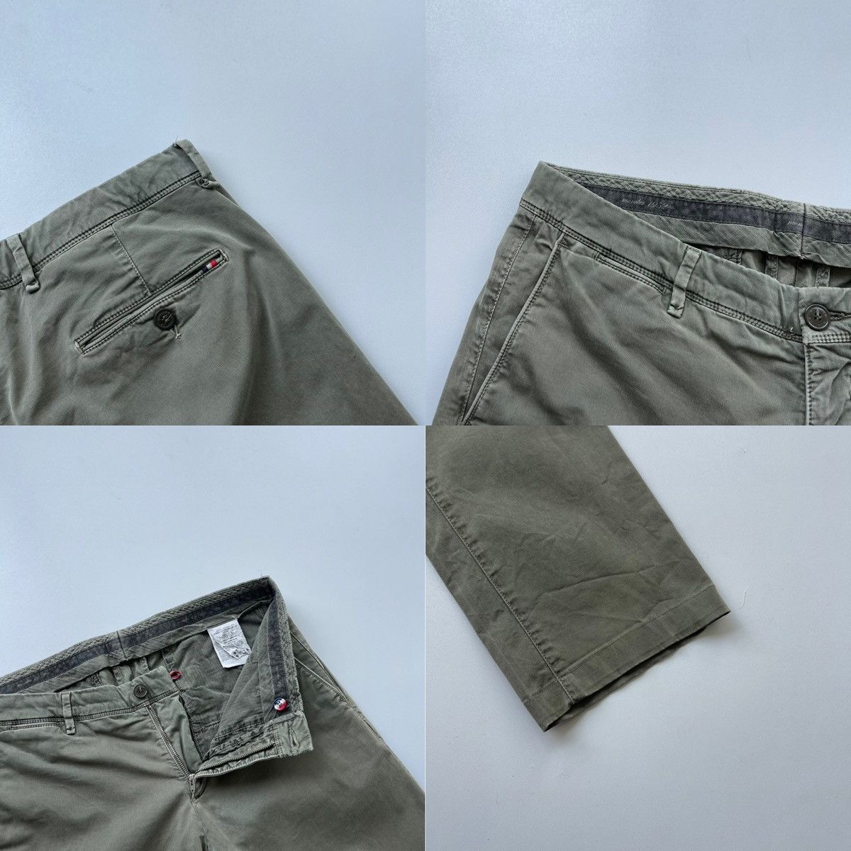 Moncler Moncler Garment Classic Slim Fit Chino Stretch Pants Olive Size US 36 / EU 52 - 5 Thumbnail