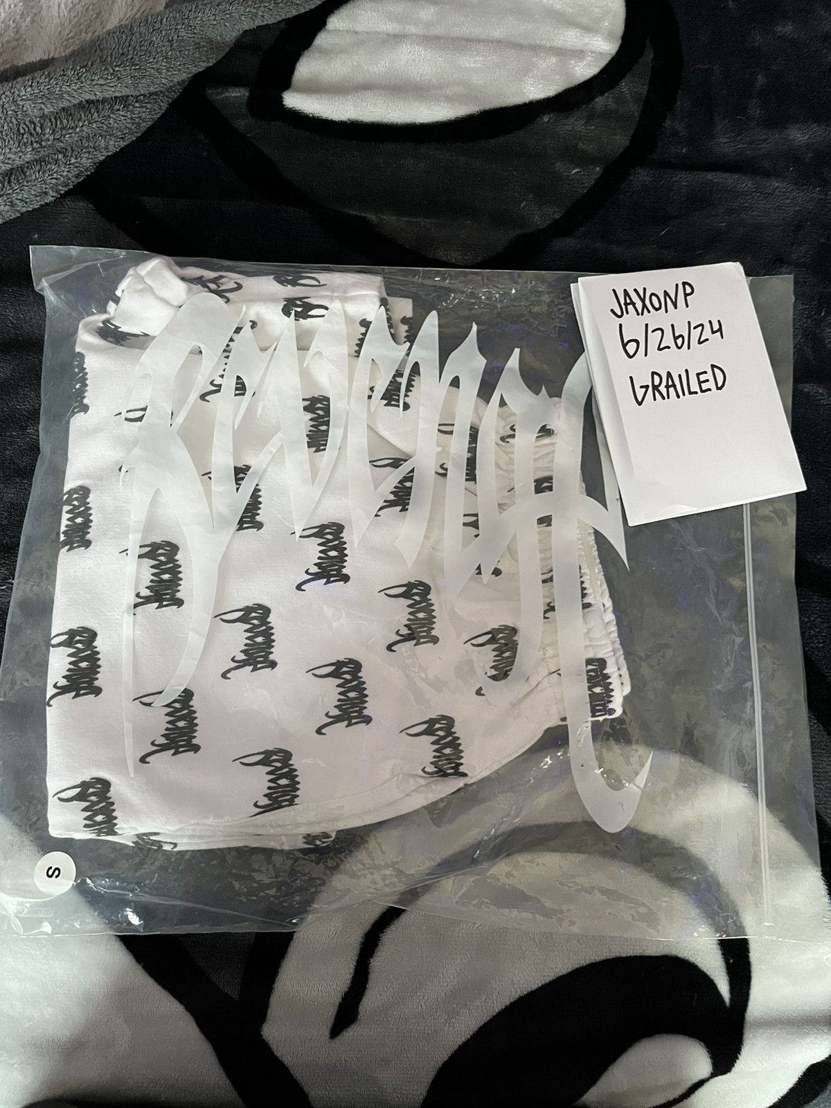 Revenge Revenge “ALLOVER” White Shorts Size US 26 / EU 42 - 6 Thumbnail