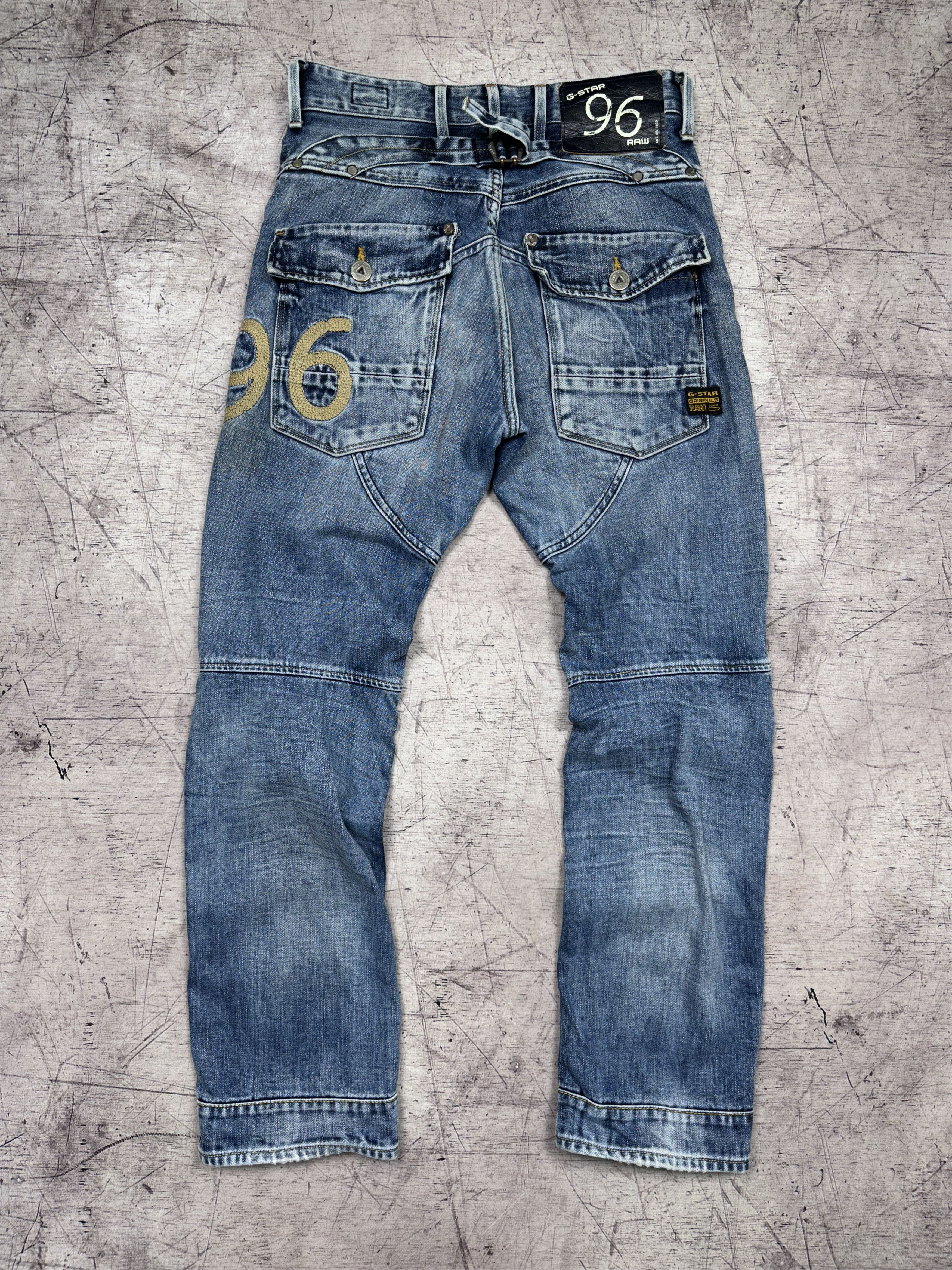G-Star × Vintage G Star Raw Vintage Mens Denim Pants Double Knee Jeans Size US 28 / EU 44 - 1 Thumbnail