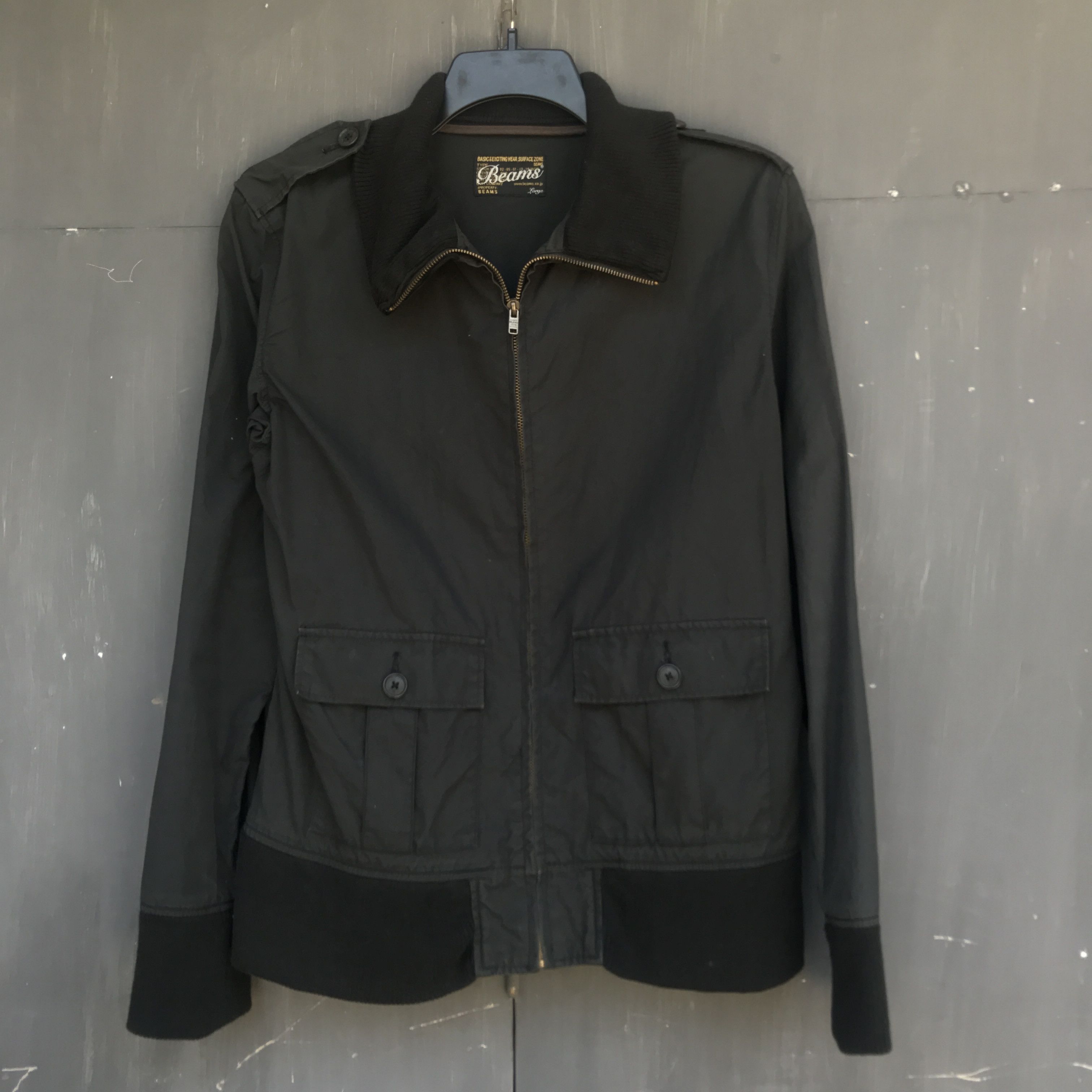 Beams Plus Beams Plus Double Pocket Jacket Zip Black Size US L / EU 52-54 / 3 - 1 Thumbnail