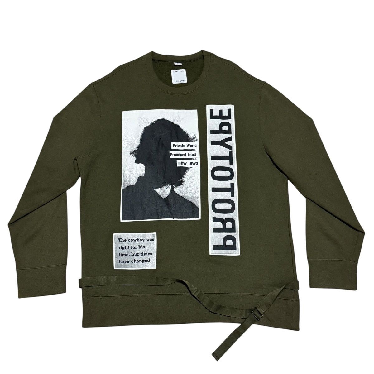 Helmut Lang × Travis Scott Limited Edition Prototype Sweatshirt Size US M / EU 48-50 / 2 - 1 Thumbnail