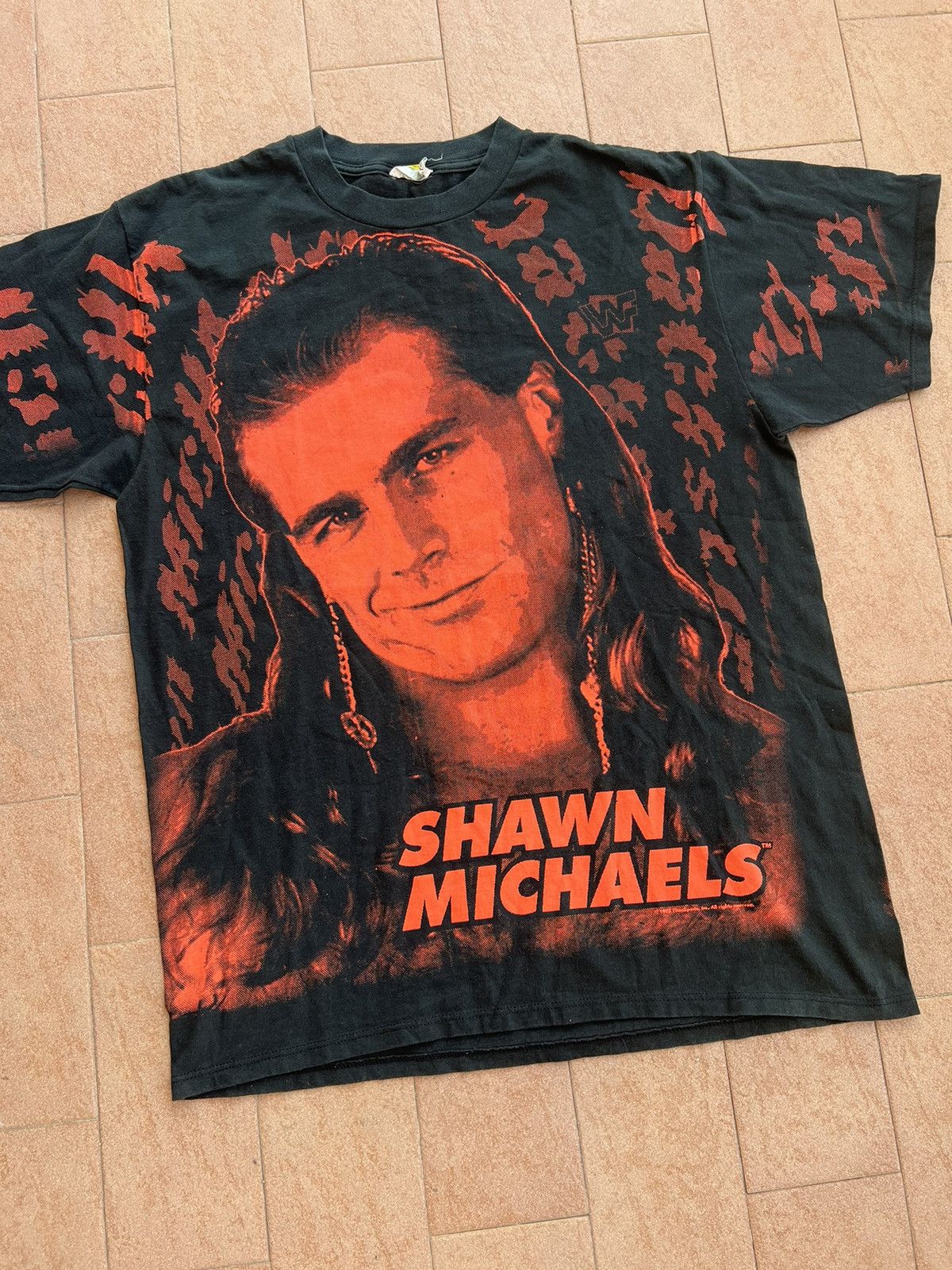 Vintage × WWF Vintage Shawn Michaels AOP tee Size US XL / EU 56 / 4 - 2 Thumbnail