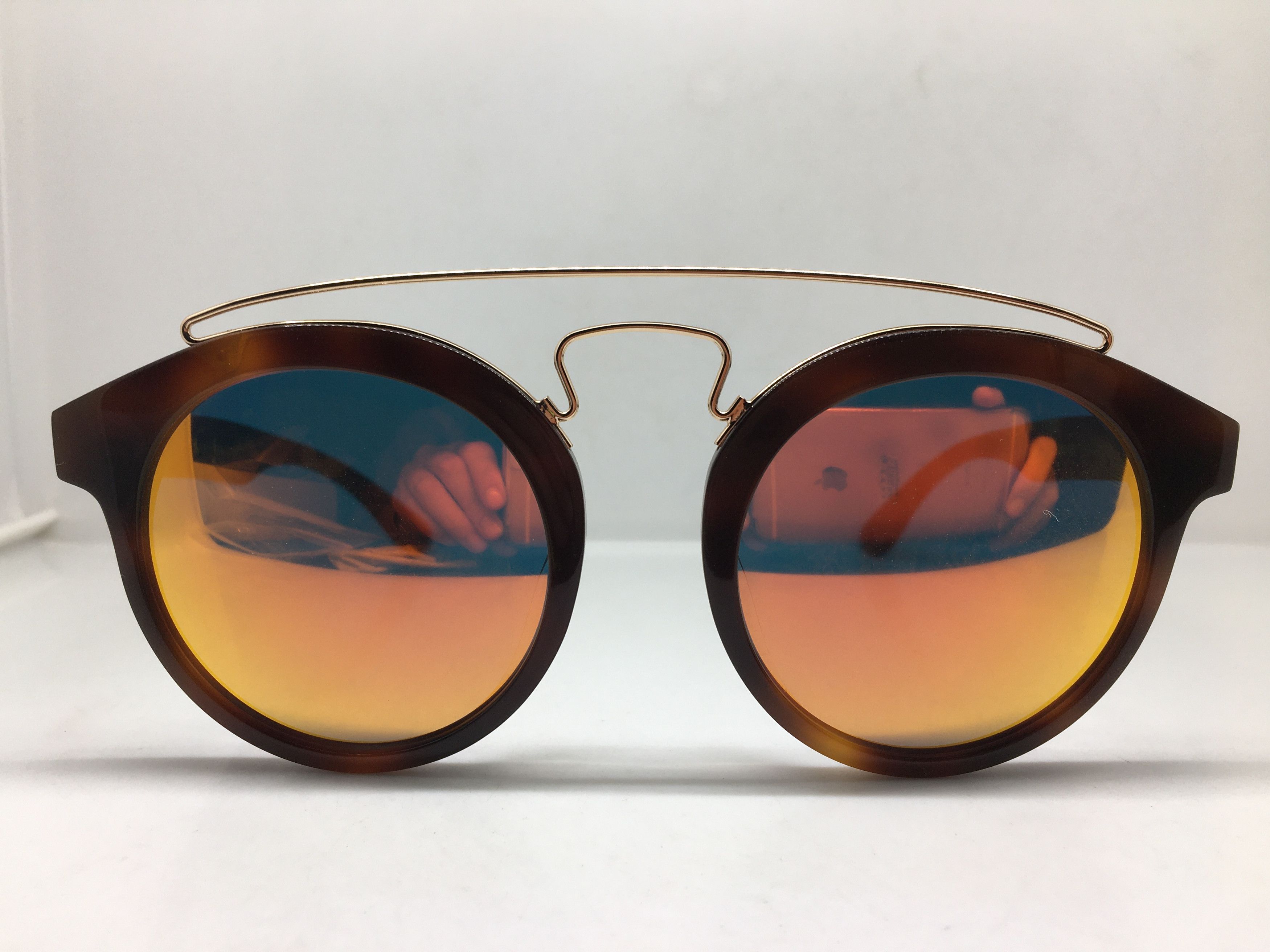 Other EOS Handmade Acetate Tortoise Round Sunglasses Frame Size ONE SIZE - 2 Thumbnail