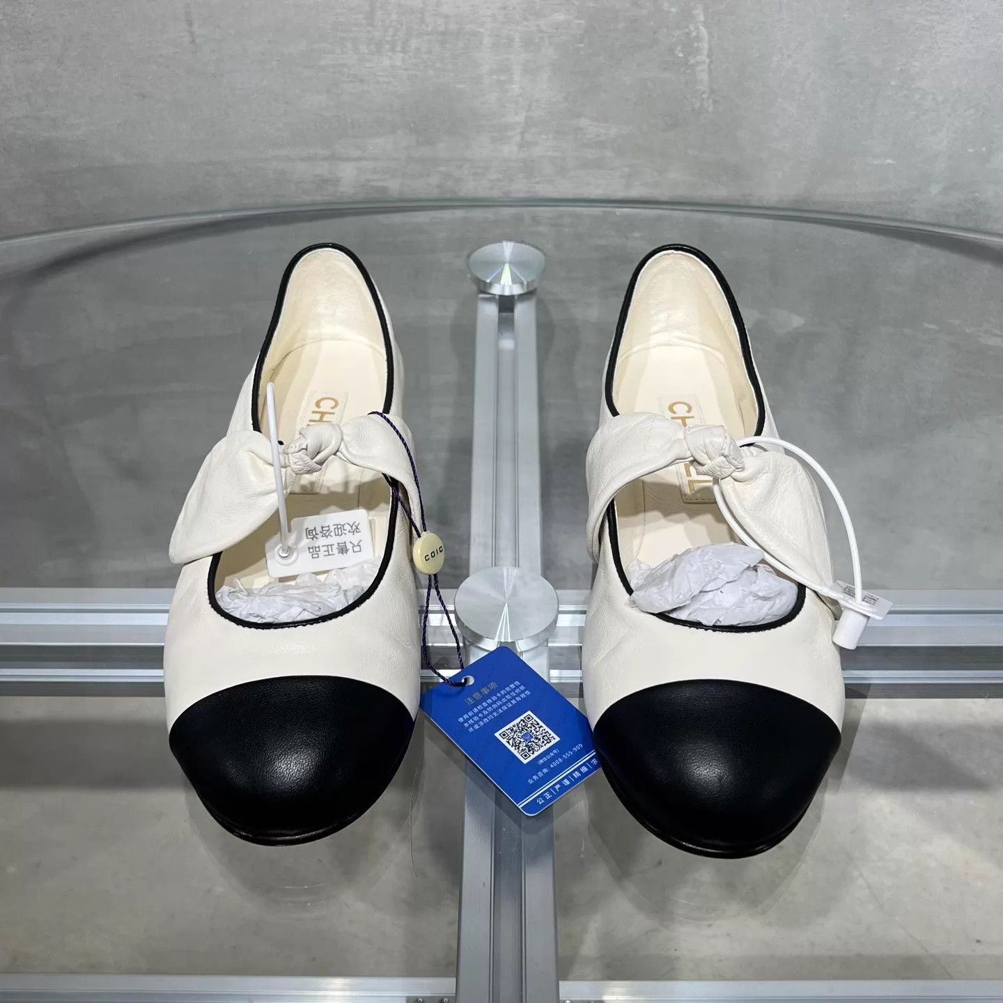 Chanel Chanel 25C Rabbit Ear Mary Jane Shoes Size 38 Size US 7.5 / IT 37.5 - 1 Thumbnail