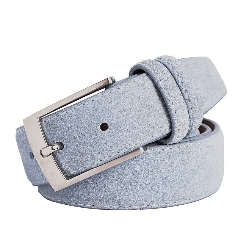 Designer 105 cm Sude and Leather Belts Size ONE SIZE - 3 Thumbnail