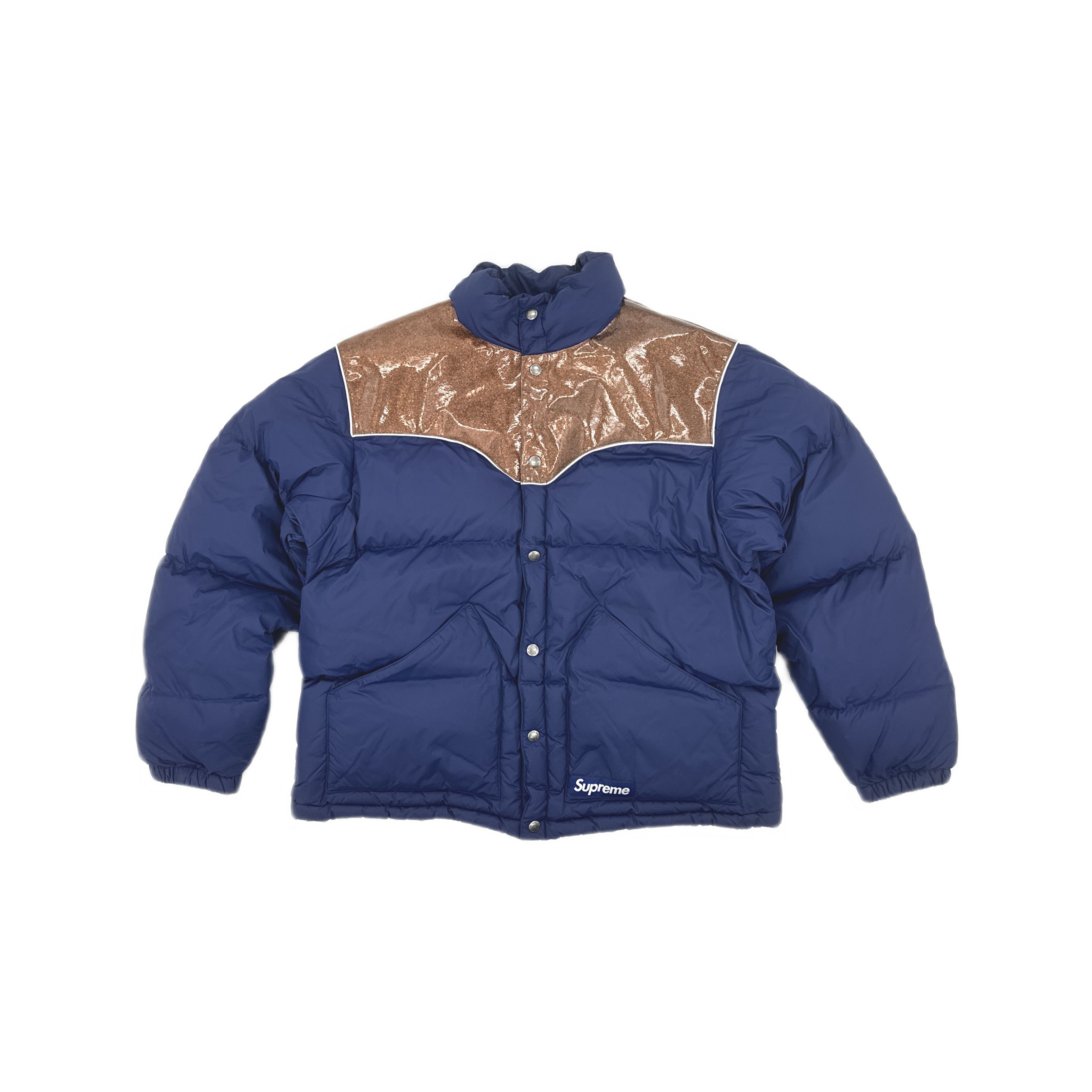 Supreme Supreme Glitter Yoke Down Puffer Jacket Size L Size US L / EU 52-54 / 3 - 1 Thumbnail