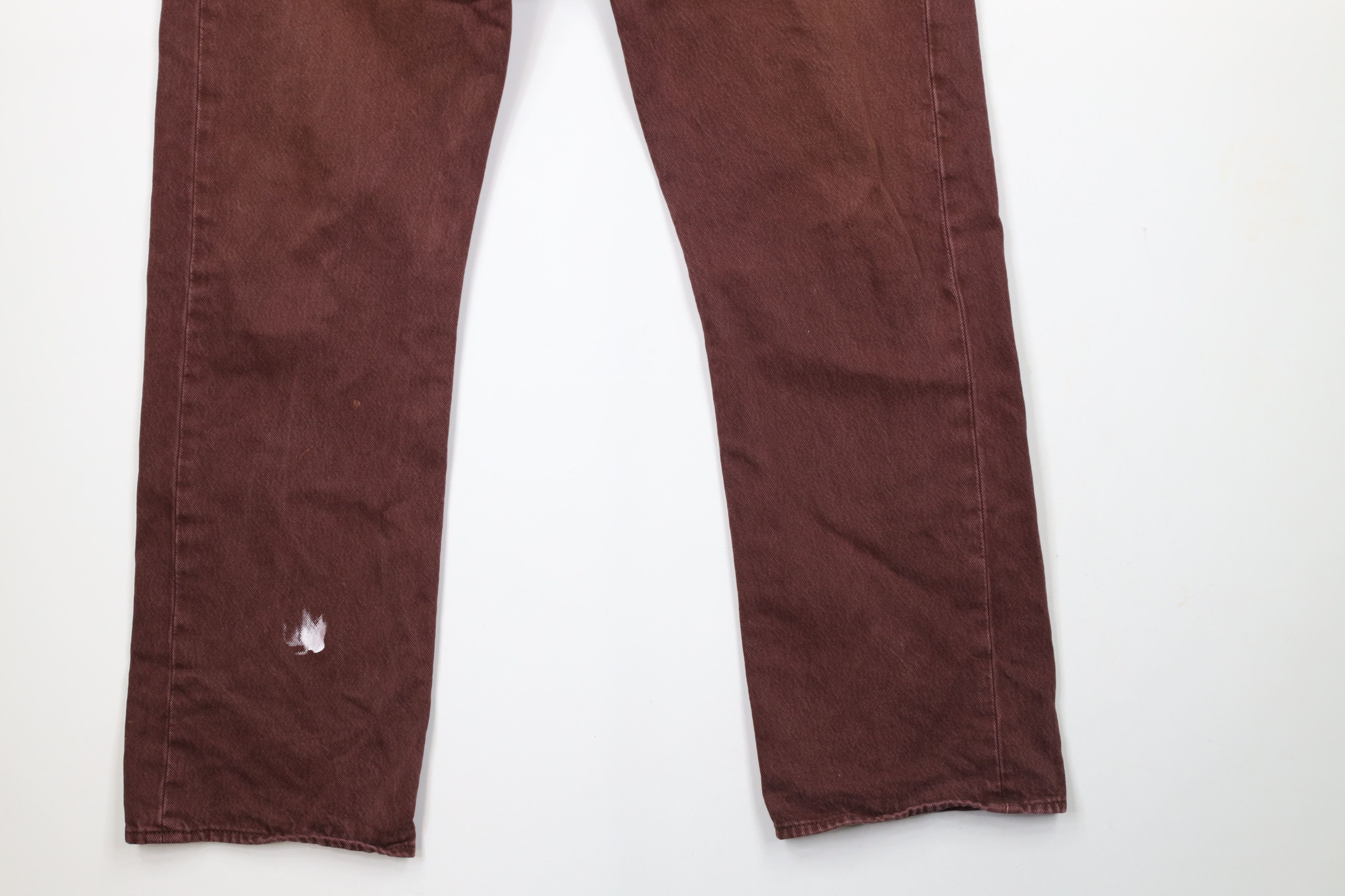 Levi's × Vintage Vintage Y2K Levis 501xx Button Fly Original Fit Jeans Red Size US 36 / EU 52 - 4 Thumbnail