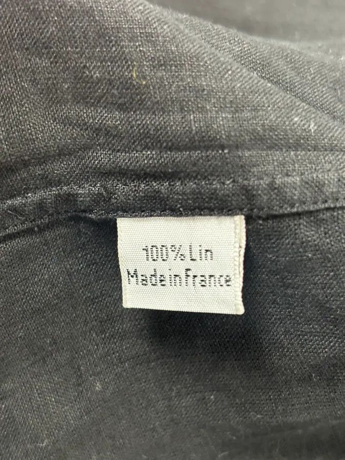 Hermes Hermès Black Linen Shirt Size US M / EU 48-50 / 2 - 11 Thumbnail