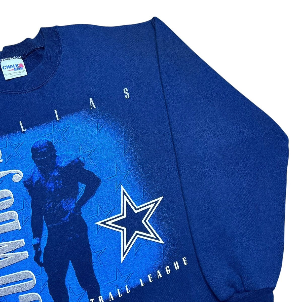 Chalk Line Vintage 90s NFL Dallas Cowboys Chalk Line Graphic Sweatshirt Size US M / EU 48-50 / 2 - 18 Thumbnail