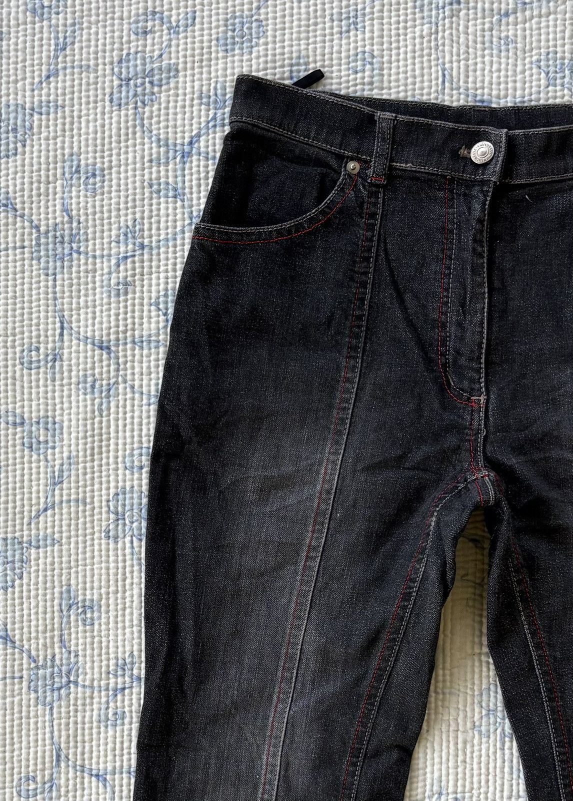 Japanese Brand Japanese Green Club Streetwear Flared Denim Size US 30 / EU 46 - 4 Thumbnail