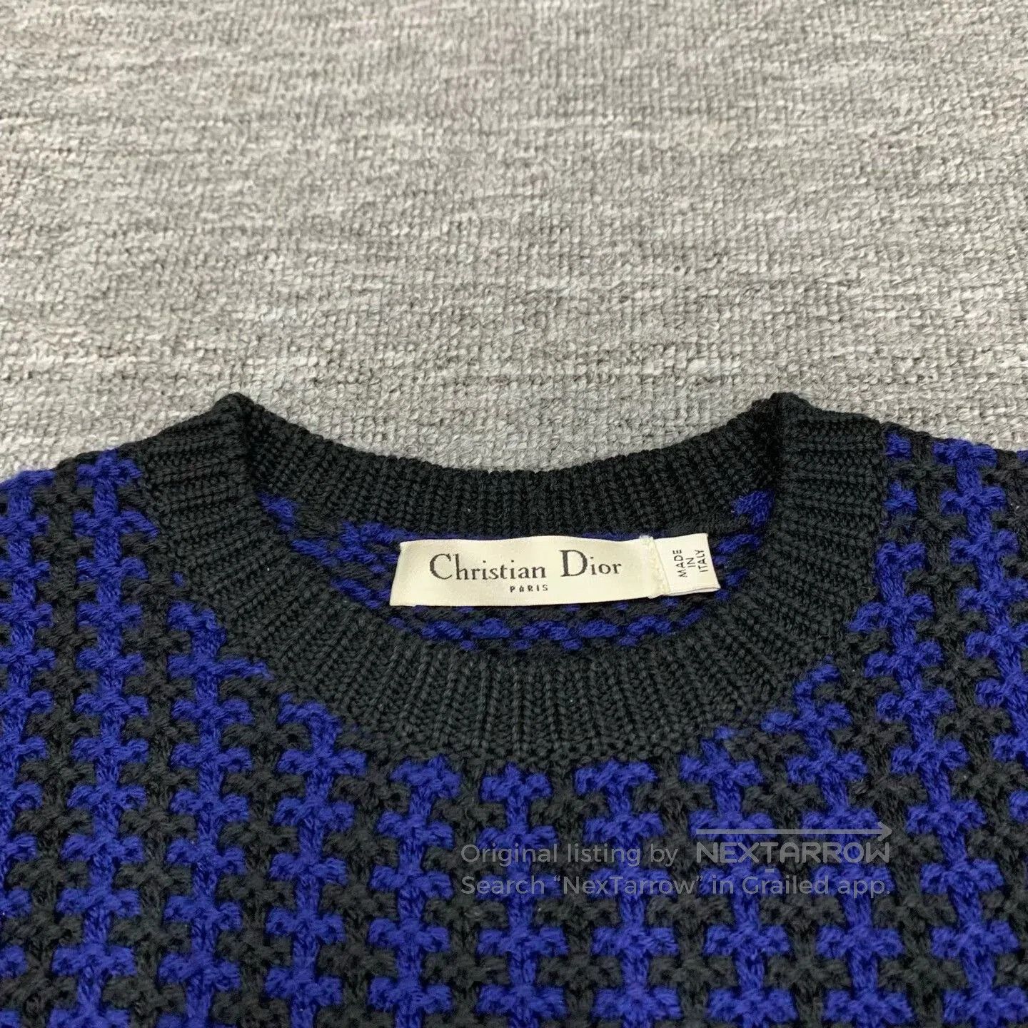 Dior dior black blue wool sweater size 38. Size M / US 6-8 / IT 42-44 - 6 Thumbnail