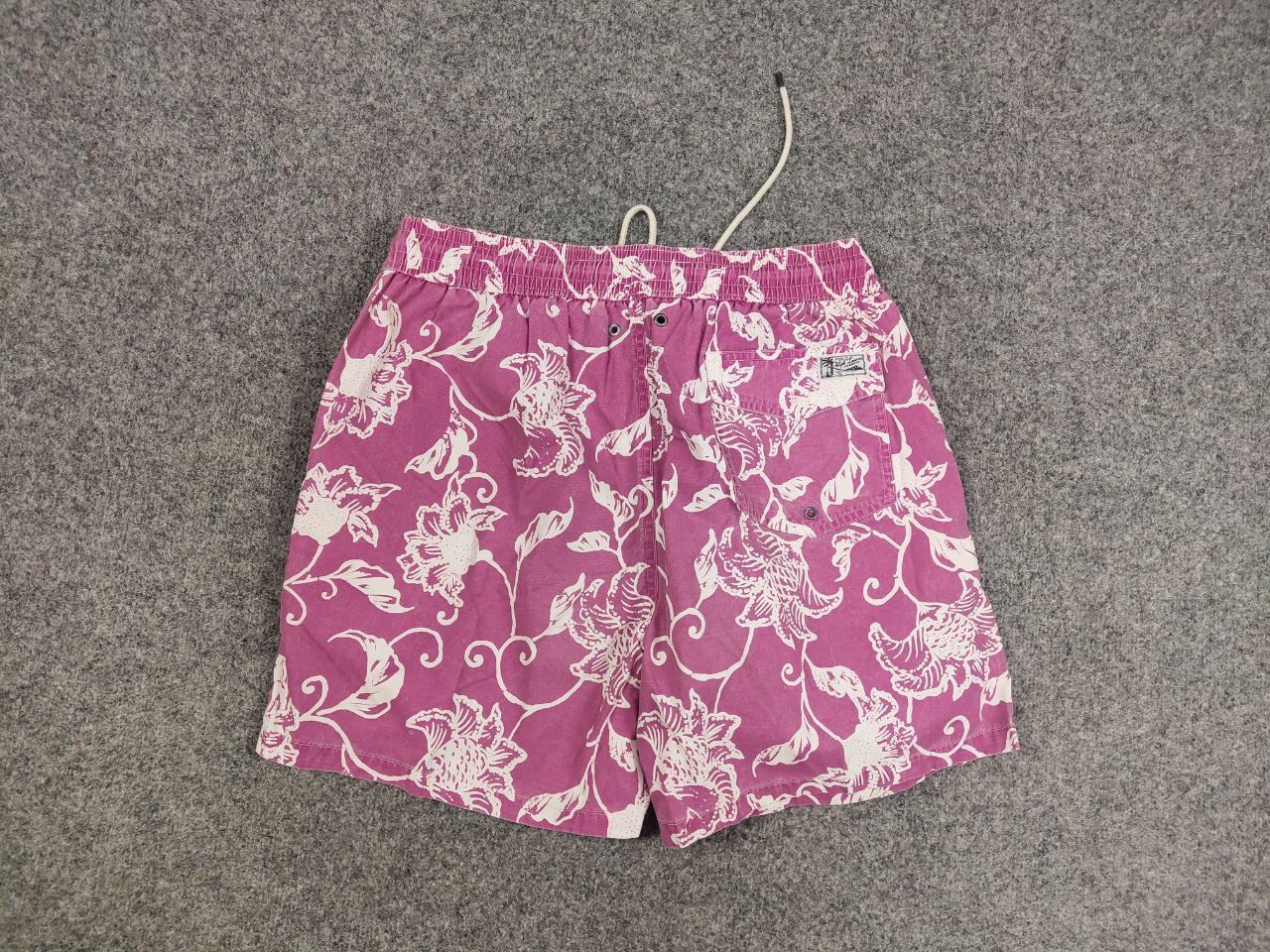 Polo Ralph Lauren Polo Ralph Lauren Pink Flowers Canvas Nylon Shorts Vintage Size US 32 / EU 48 - 8 Thumbnail