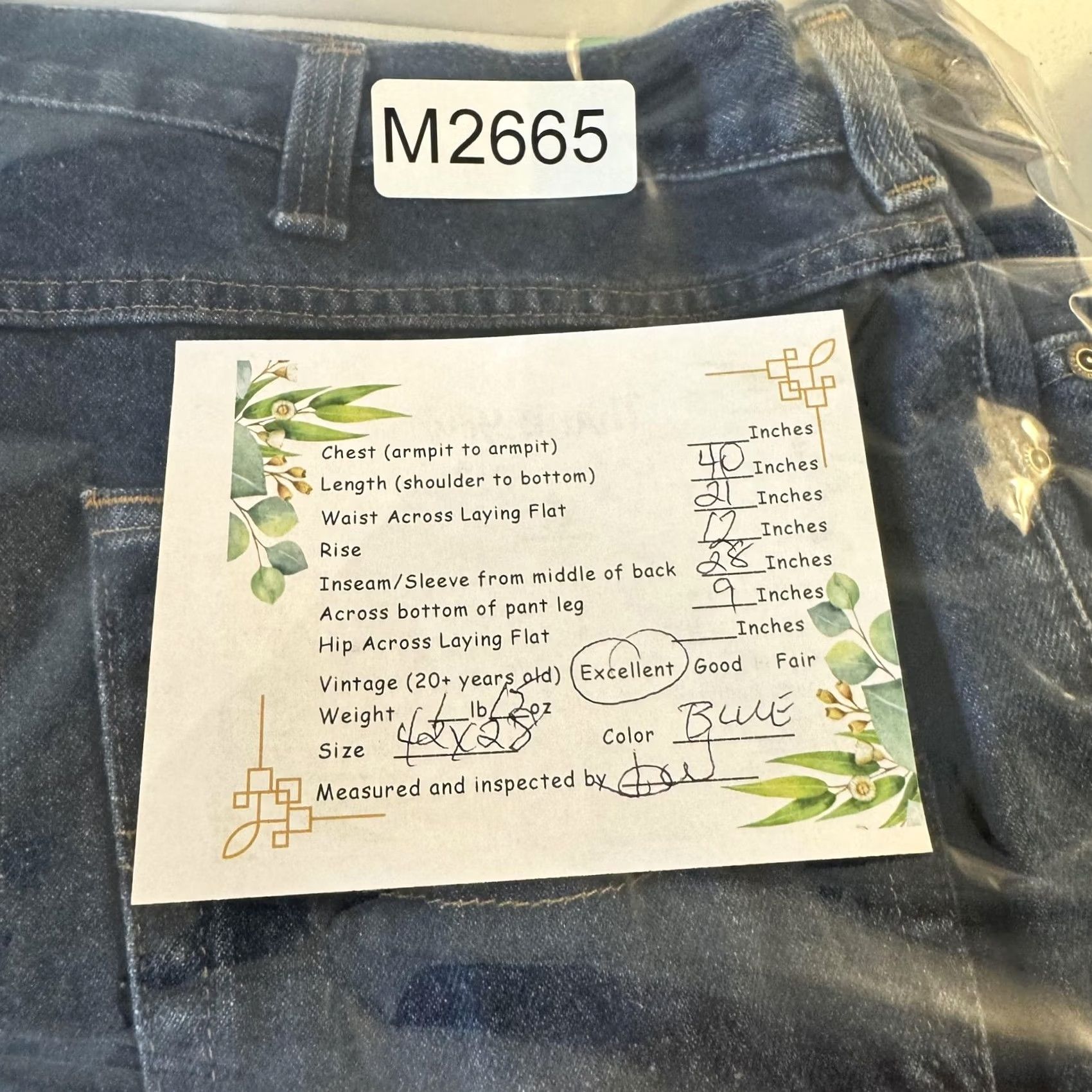 Carhartt Carhartt Jeans Mens 42x28 Relaxed Fit Denim Workwear Utility Pants 42x28 Denim Work Jeans Blue Denim Straight Leg Workwear Mens Jeans Size US 42 / EU 58 - 6 Thumbnail