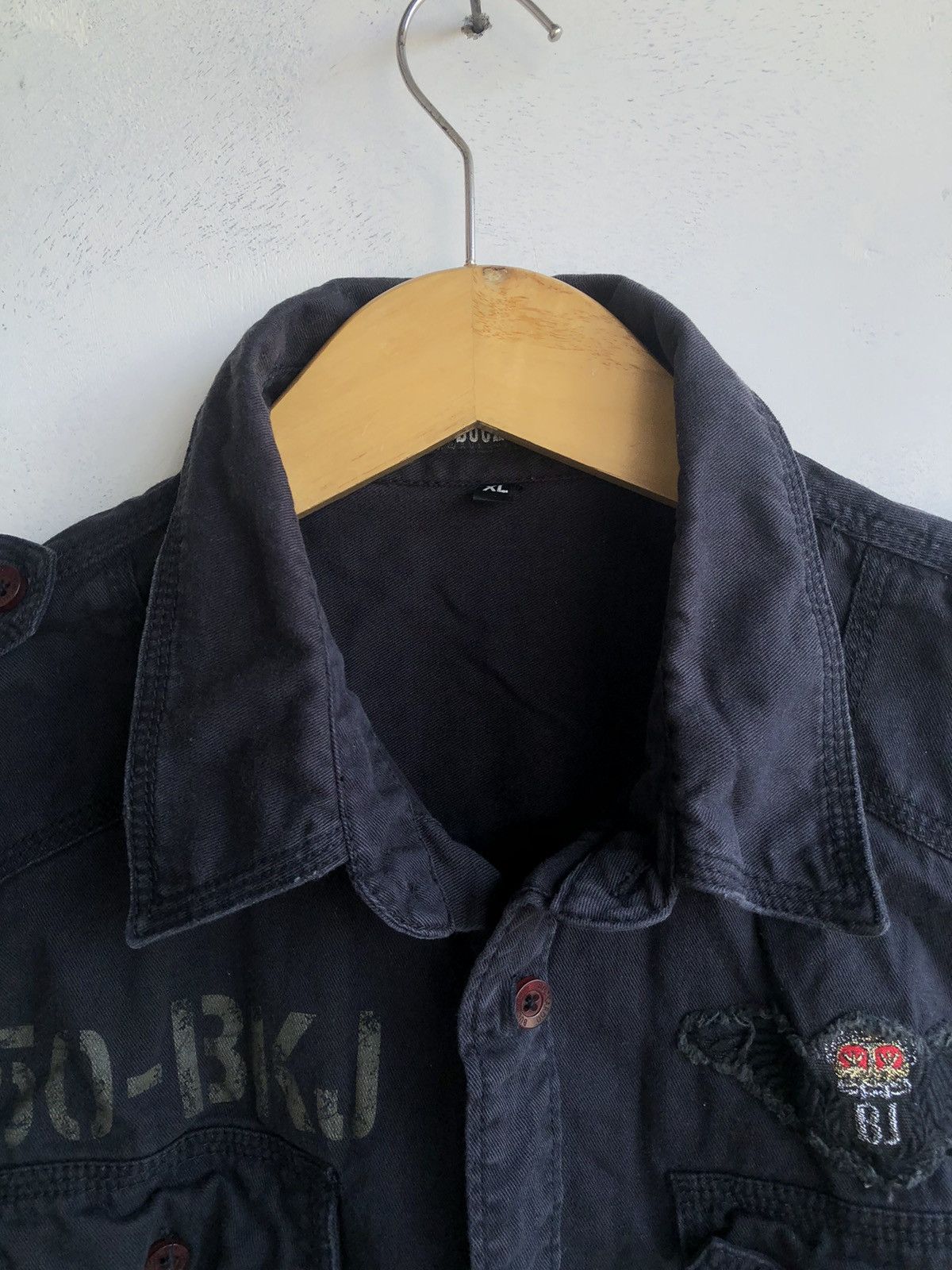 Hysteric Glamour Japanese Buckaro Patchwork Button Shirt Size US XL / EU 56 / 4 - 5 Thumbnail