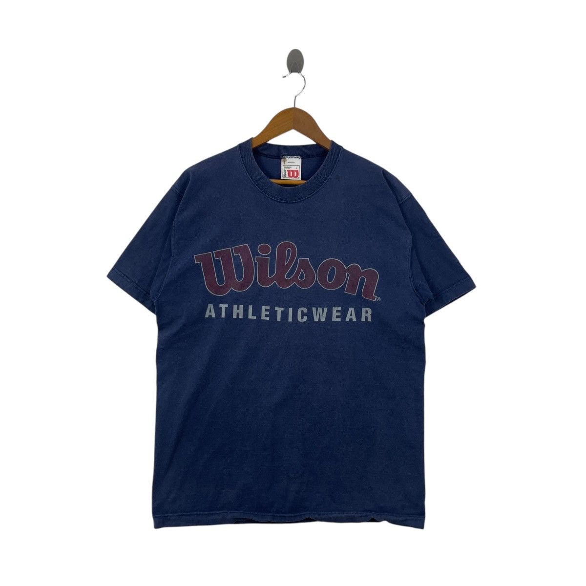 Vintage × Wilson Vintage Wilson Athletic Wear Tee Shirt Size US L / EU 52-54 / 3 - 1 Thumbnail