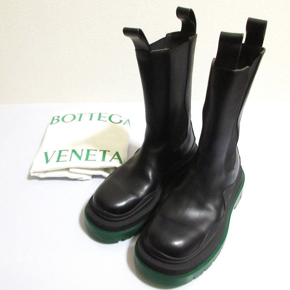 Bottega Veneta Bottega Veneta Bottega Veneta The Tire Leather Chelsea Boots Leather Shoes DUTY FREE for USA Size ONE SIZE - 1 Thumbnail