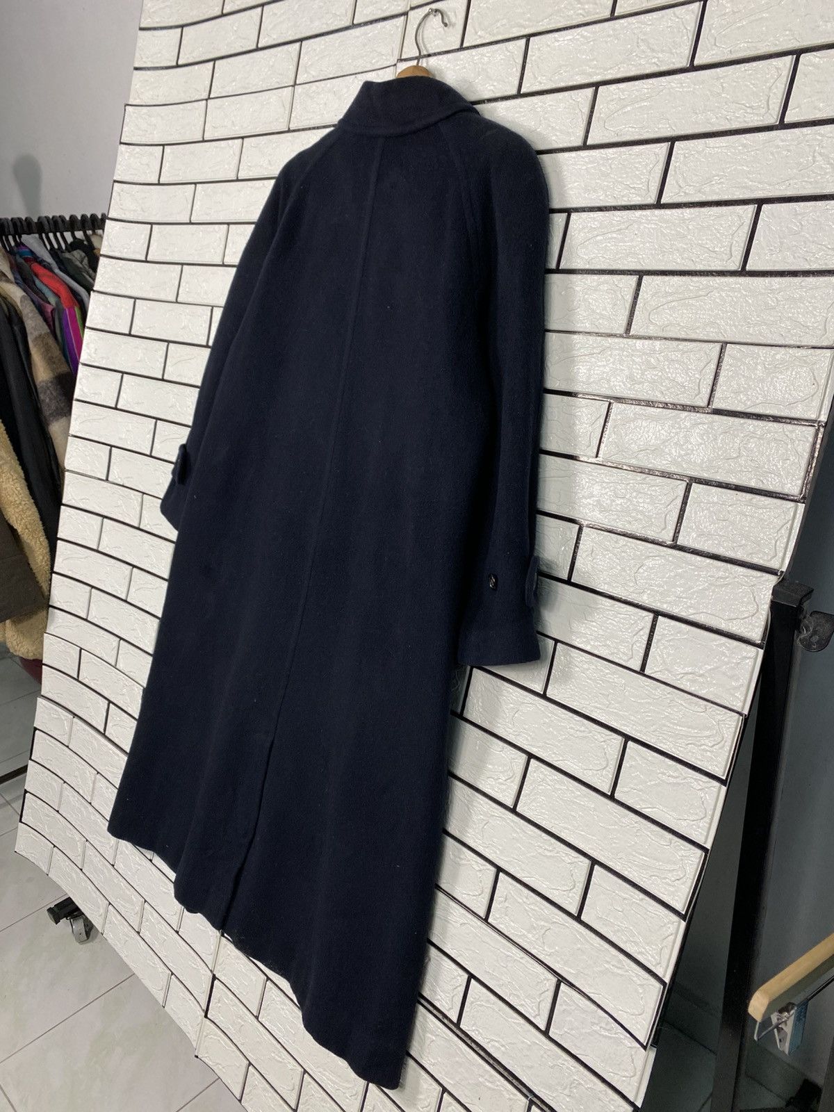 Isamu Katayama Backlash 📌Vintage Wool Overcoat Isamu Ishii Company Herringbone Size US M / EU 48-50 / 2 - 11 Thumbnail