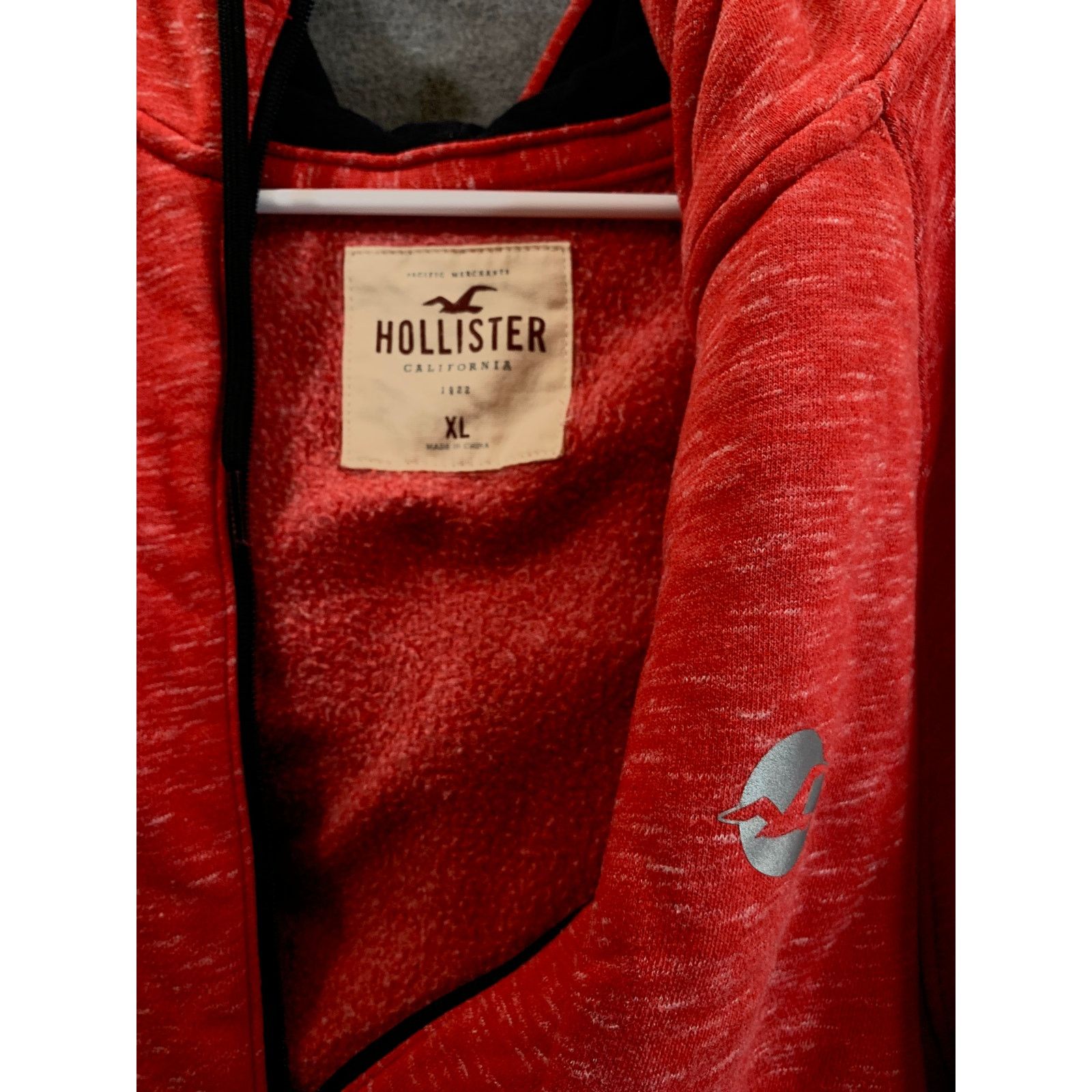 Other Hollister Jacket Womens Extra Large Orange Full Zip Size XL / US 12-14 / IT 48-50 - 7 Thumbnail