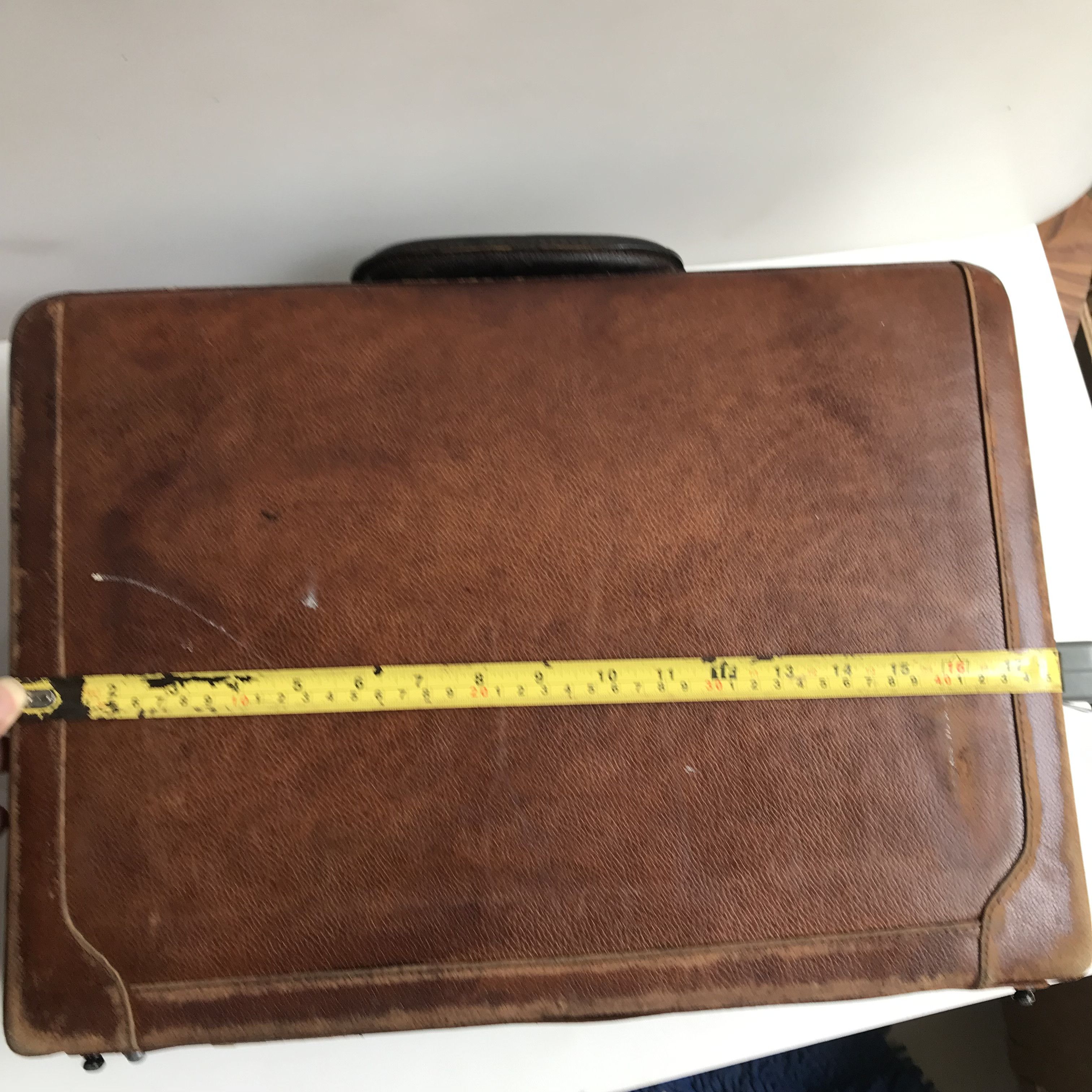 Away Travel Vintage Leather Suitcase TravelMite brown leather suitcase Size ONE SIZE - 11 Thumbnail