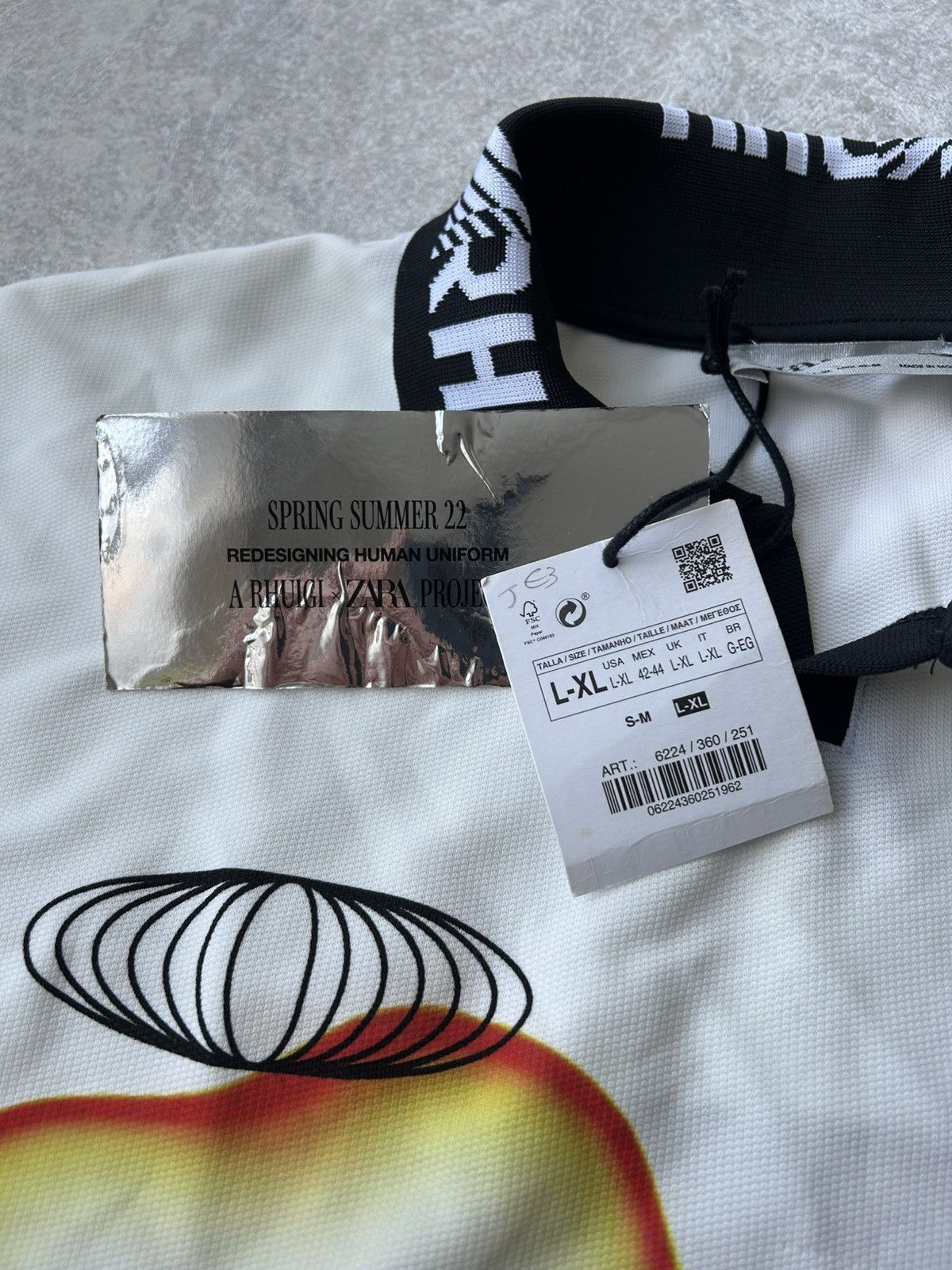 Rhude × Zara Zara X Rhuigi Printed Long Sleeve Jersey Size US L / EU 52-54 / 3 - 7 Thumbnail