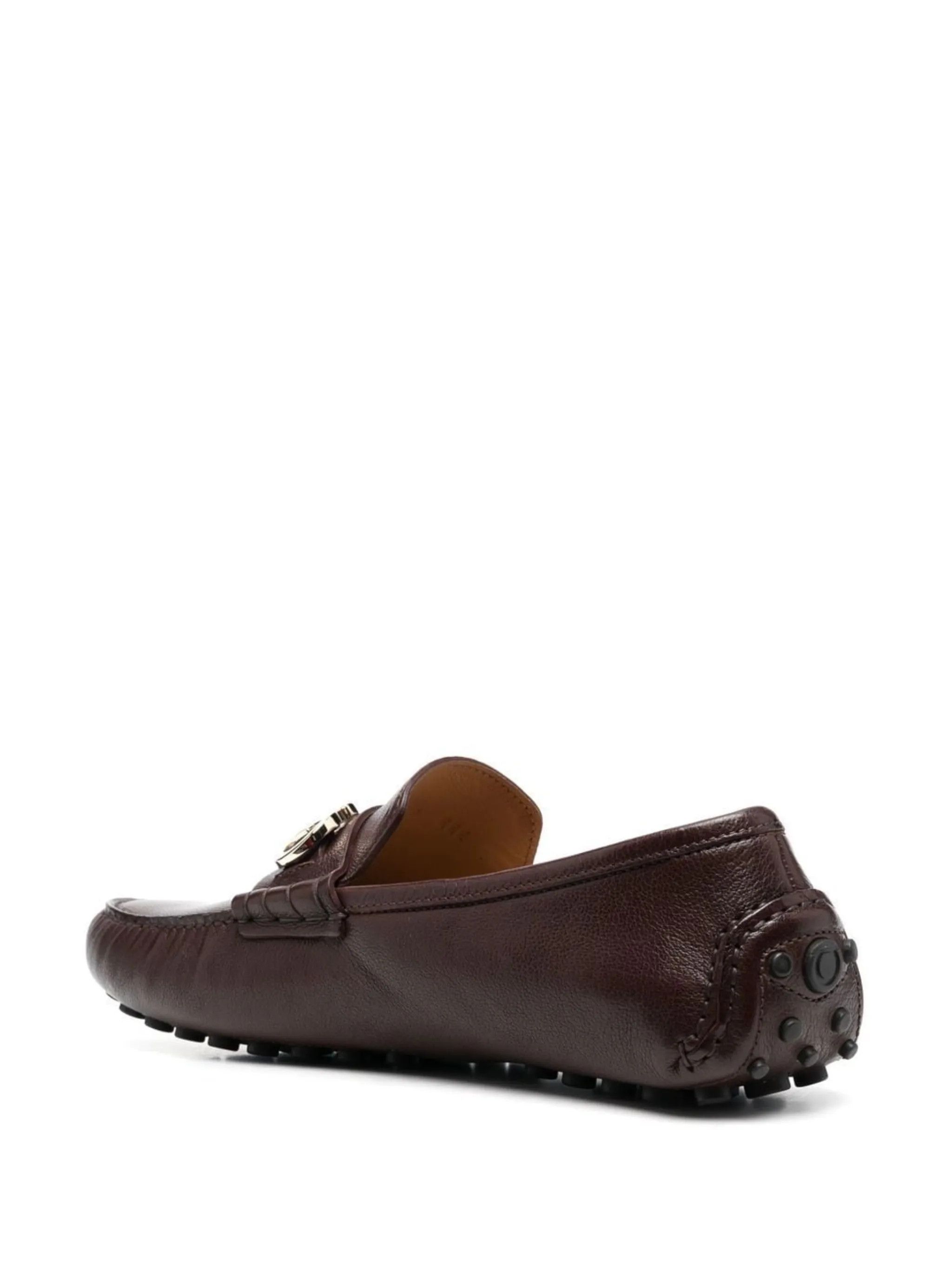 Salvatore Ferragamo o1s1rm1125 Leather Loafers in Brown Size US 10 / EU 43 - 3 Thumbnail