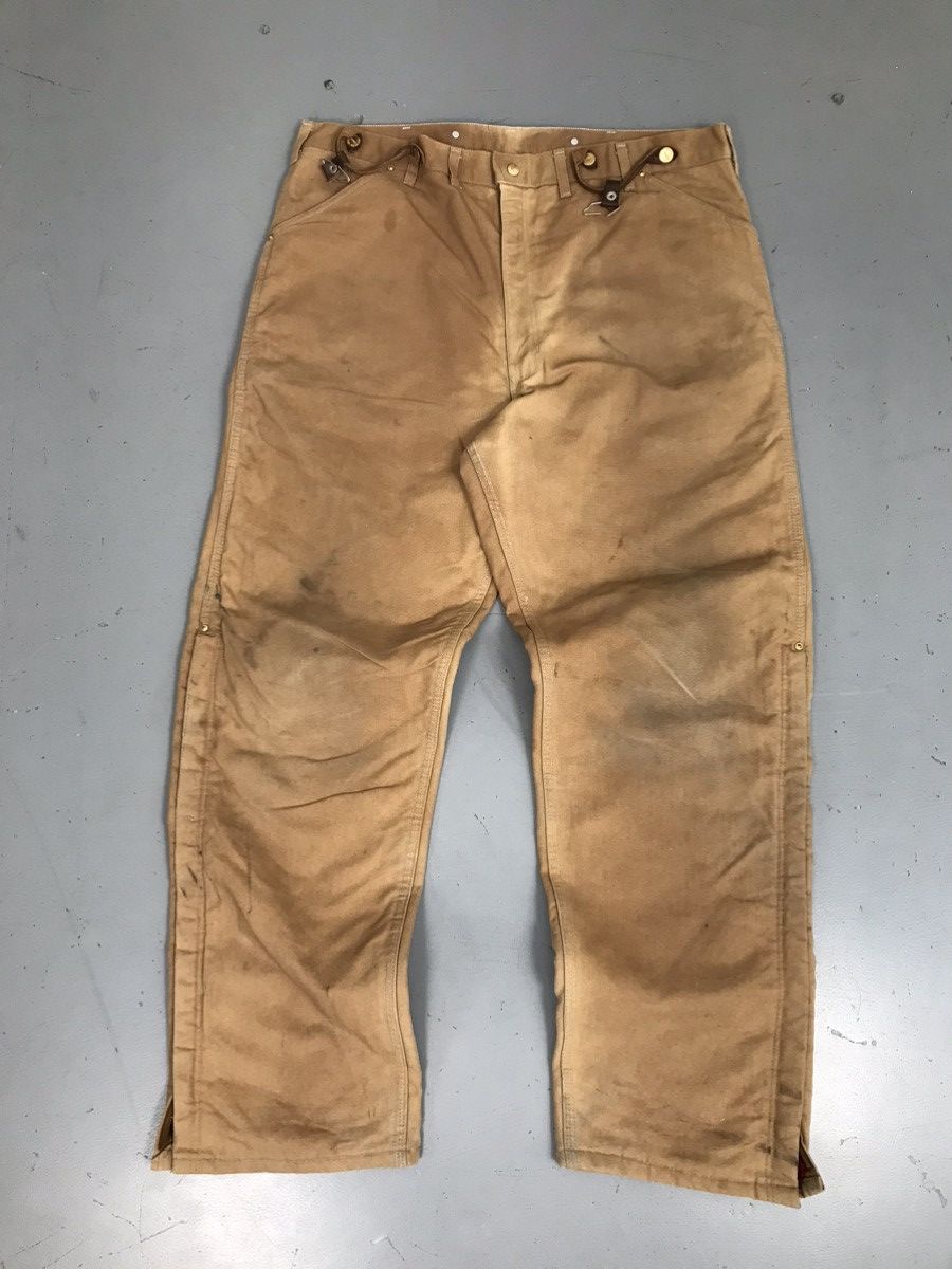 Carhartt × Vintage Rare 90’s Carhartt Qulit Lined Denim Size US 42 / EU 58 - 3 Thumbnail