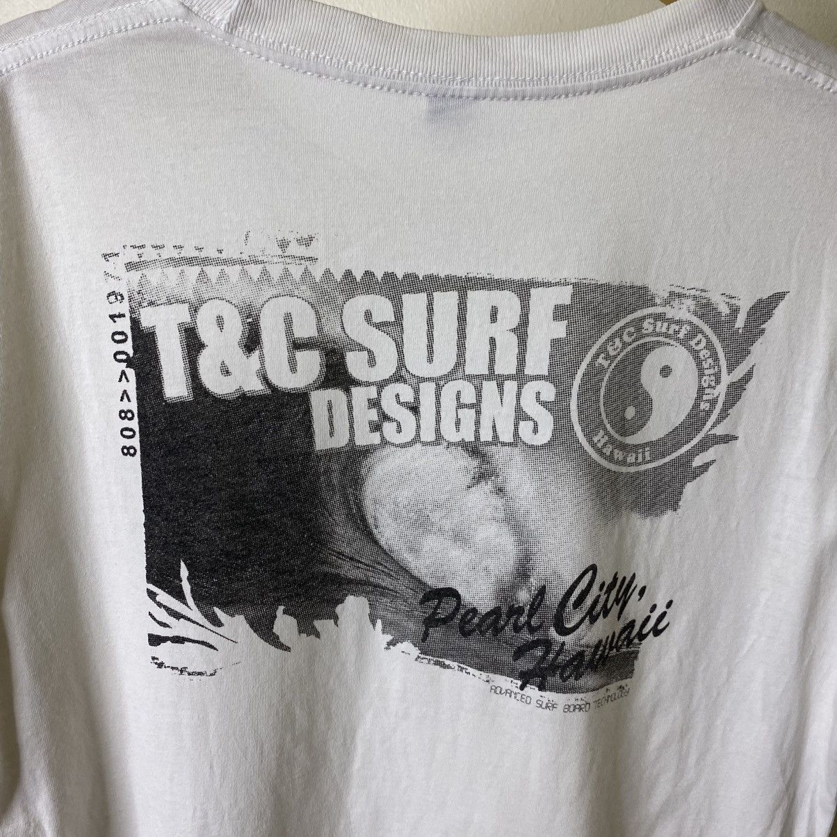 Vintage 2000s T&C Surf Nice Graphic T Shirt Surfing Size US L / EU 52-54 / 3 - 2 Thumbnail