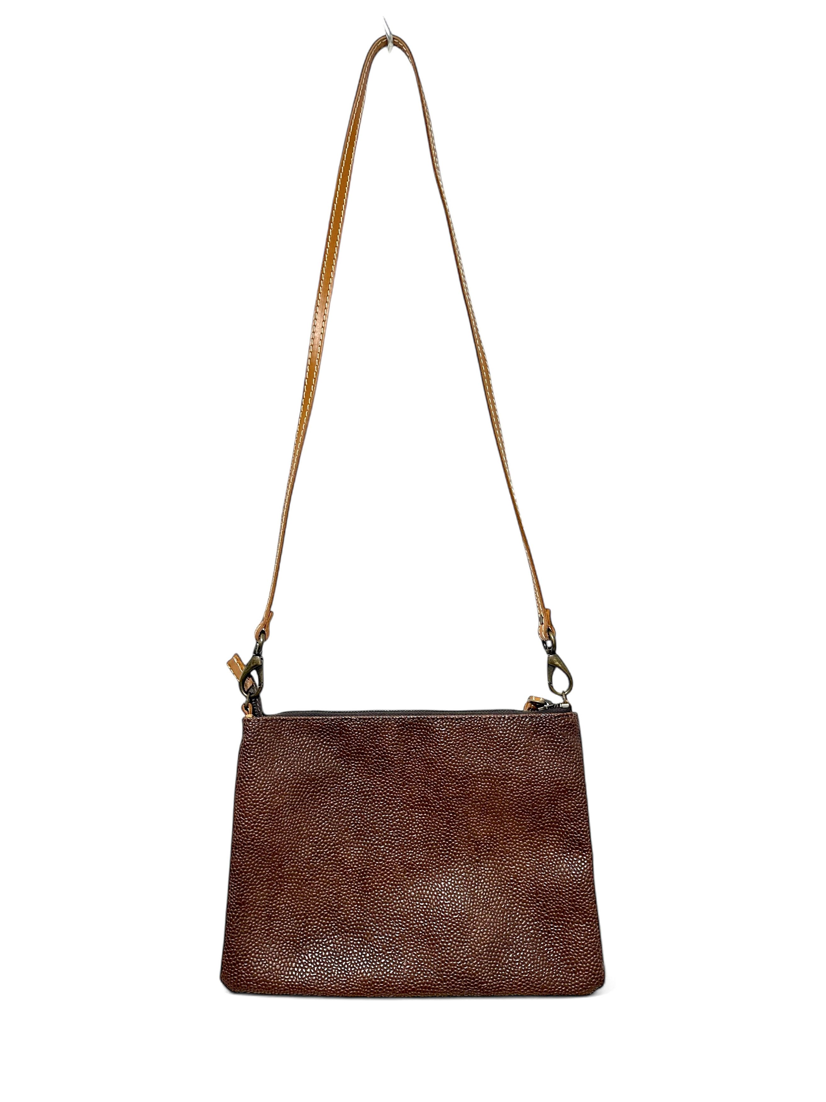 Timberland Timberland Premium Grain Leather Brown Cross Body Bag Size ONE SIZE - 2 Thumbnail