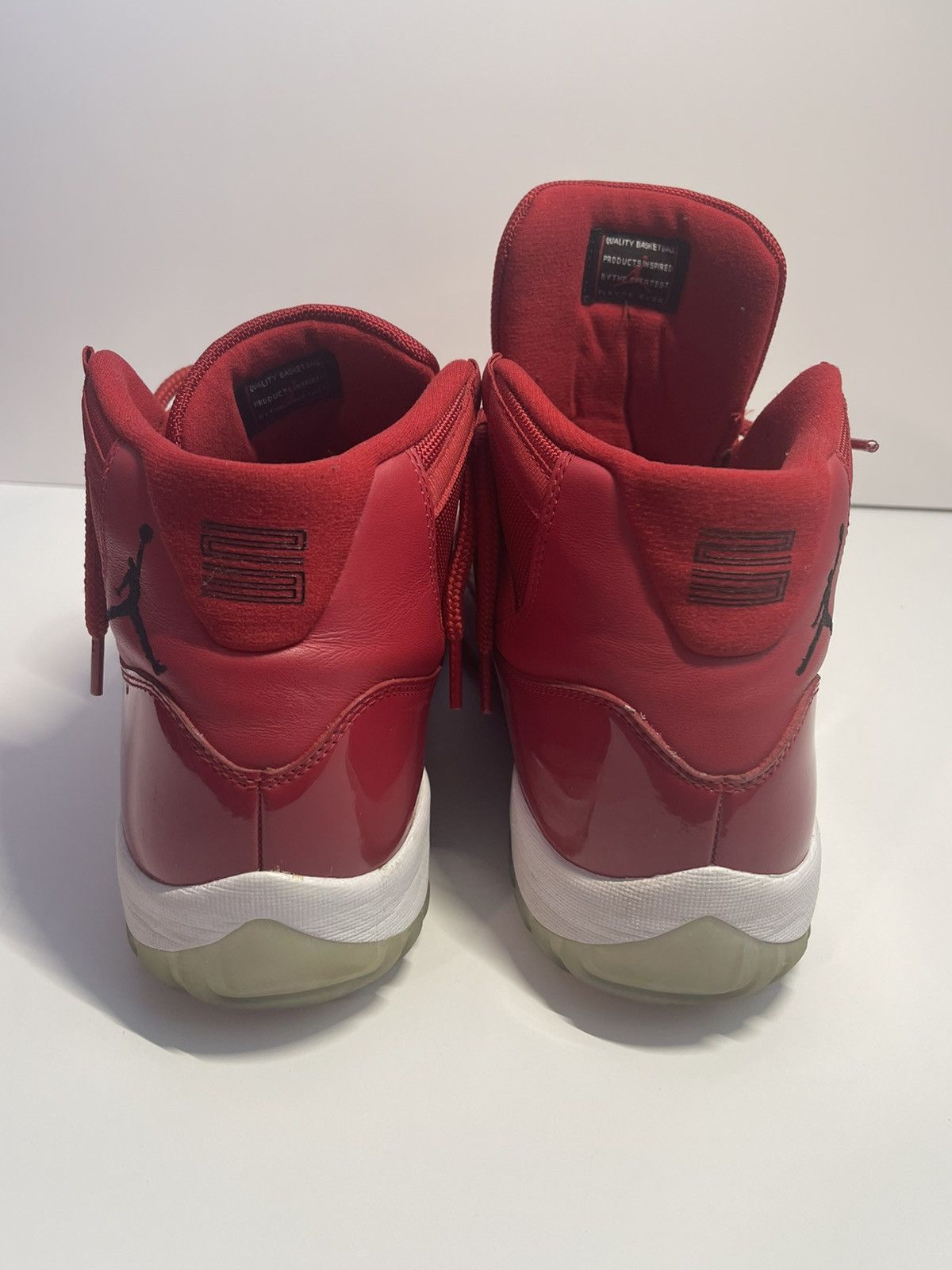 Nike Air Jordan 11 Retro 378037 623 Size 12 Men Red Size US 12 / EU 45 - 12 Thumbnail