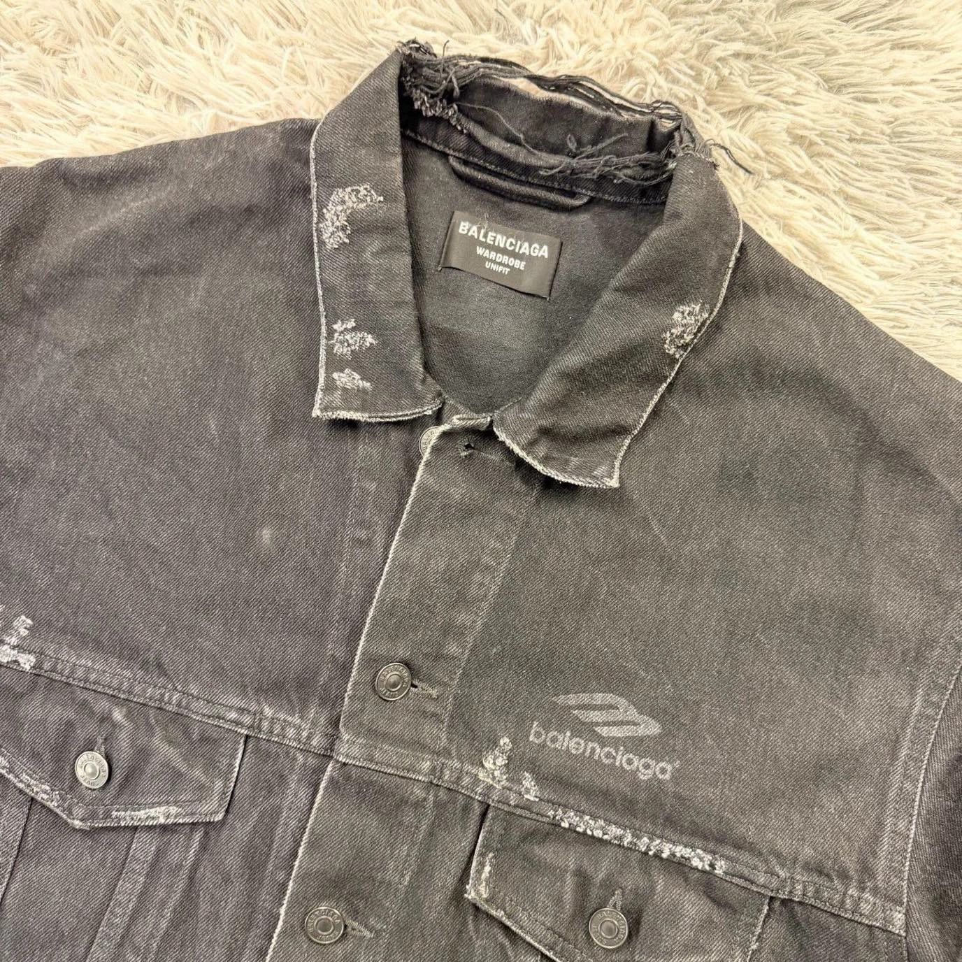 Balenciaga balenciaga 3b sports denim jacket unisex Size US S / EU 44-46 / 1 - 4 Thumbnail