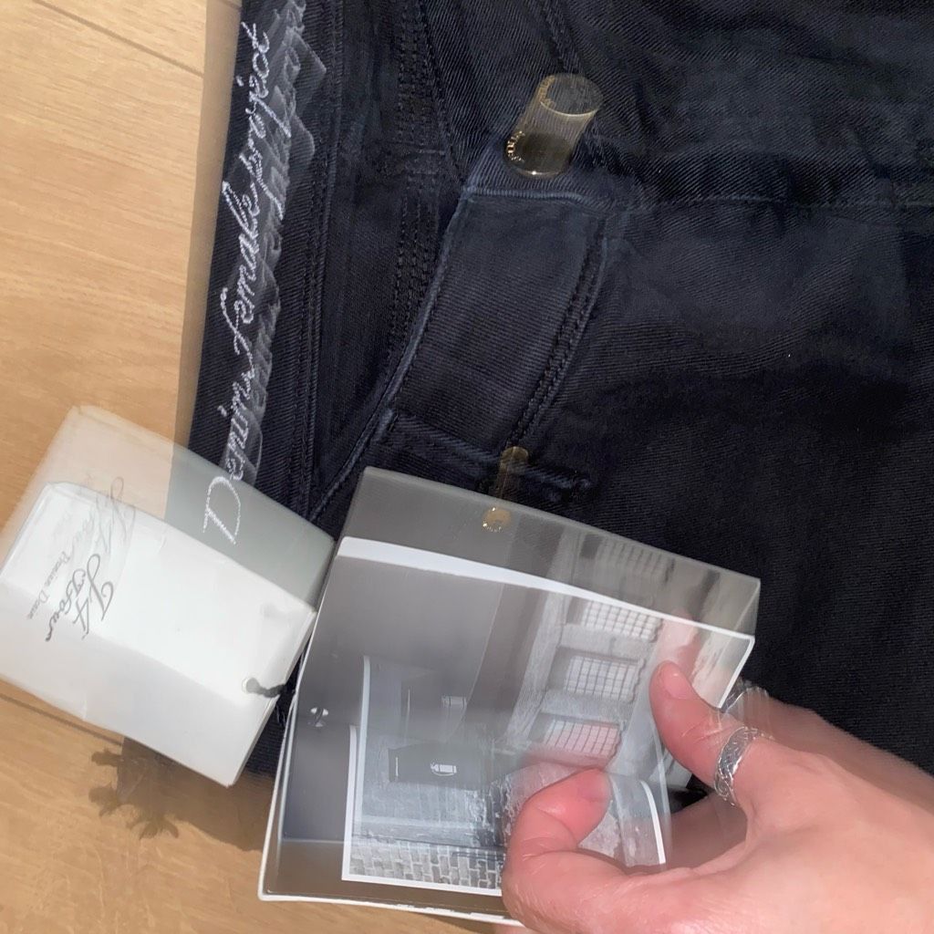 Other JFOUR NWT Black Straight Legged Jeans, Size 31", MSRP $130 Size 31" - 6 Thumbnail