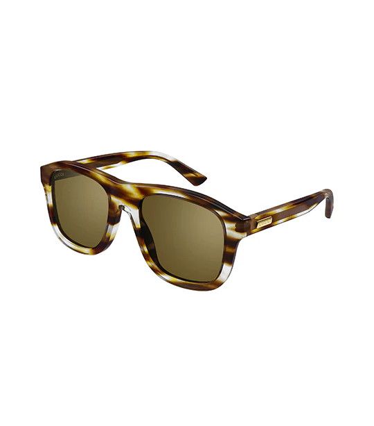 Gucci NEW GUCCI GG1316S-003 Havana Bronze Size ONE SIZE - 1 Thumbnail