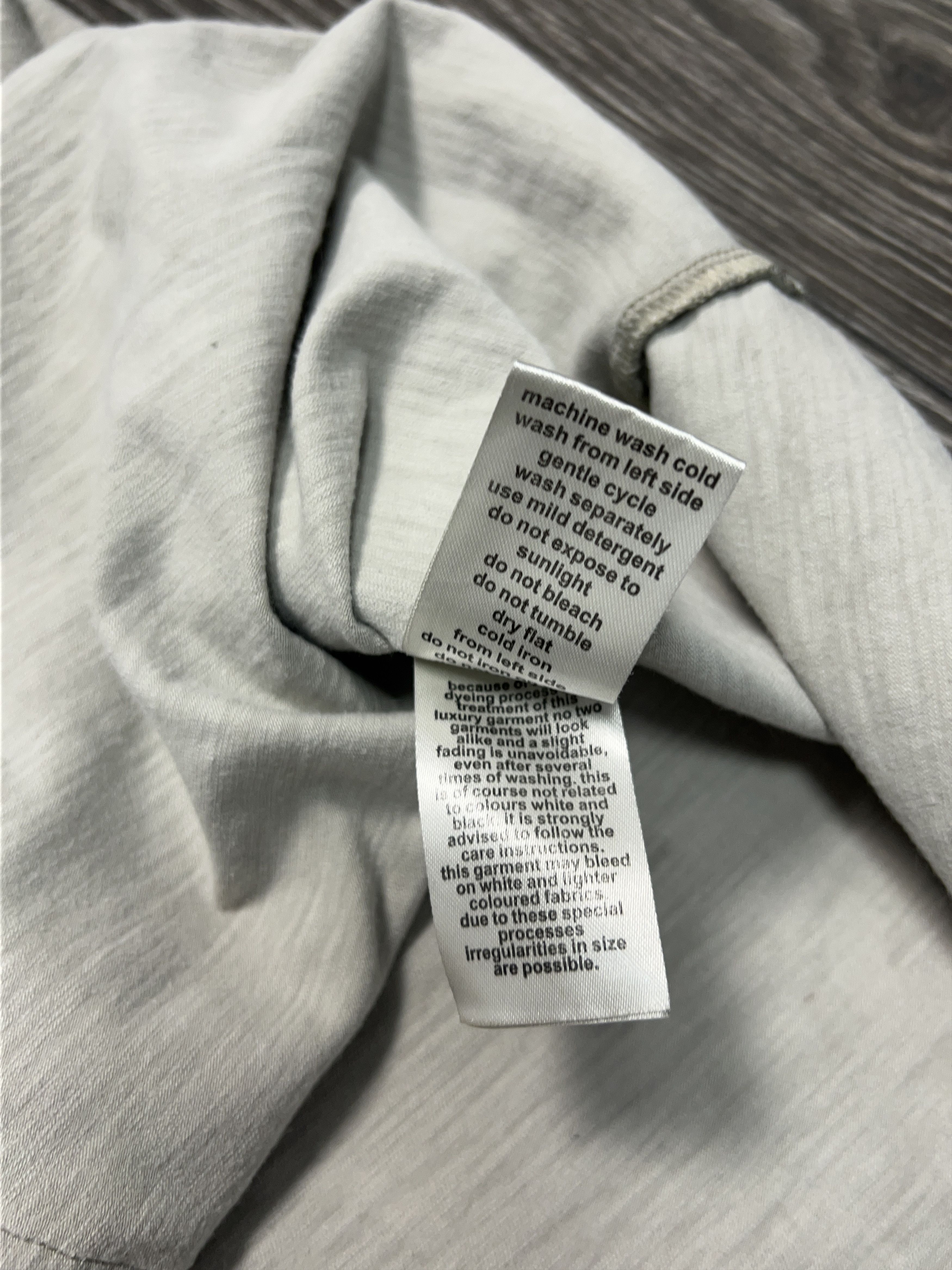 Rundholz Black Label Big Logo Gray Top T Shirt Short Sleeve Size M Size M / US 6-8 / IT 42-44 - 7 Thumbnail