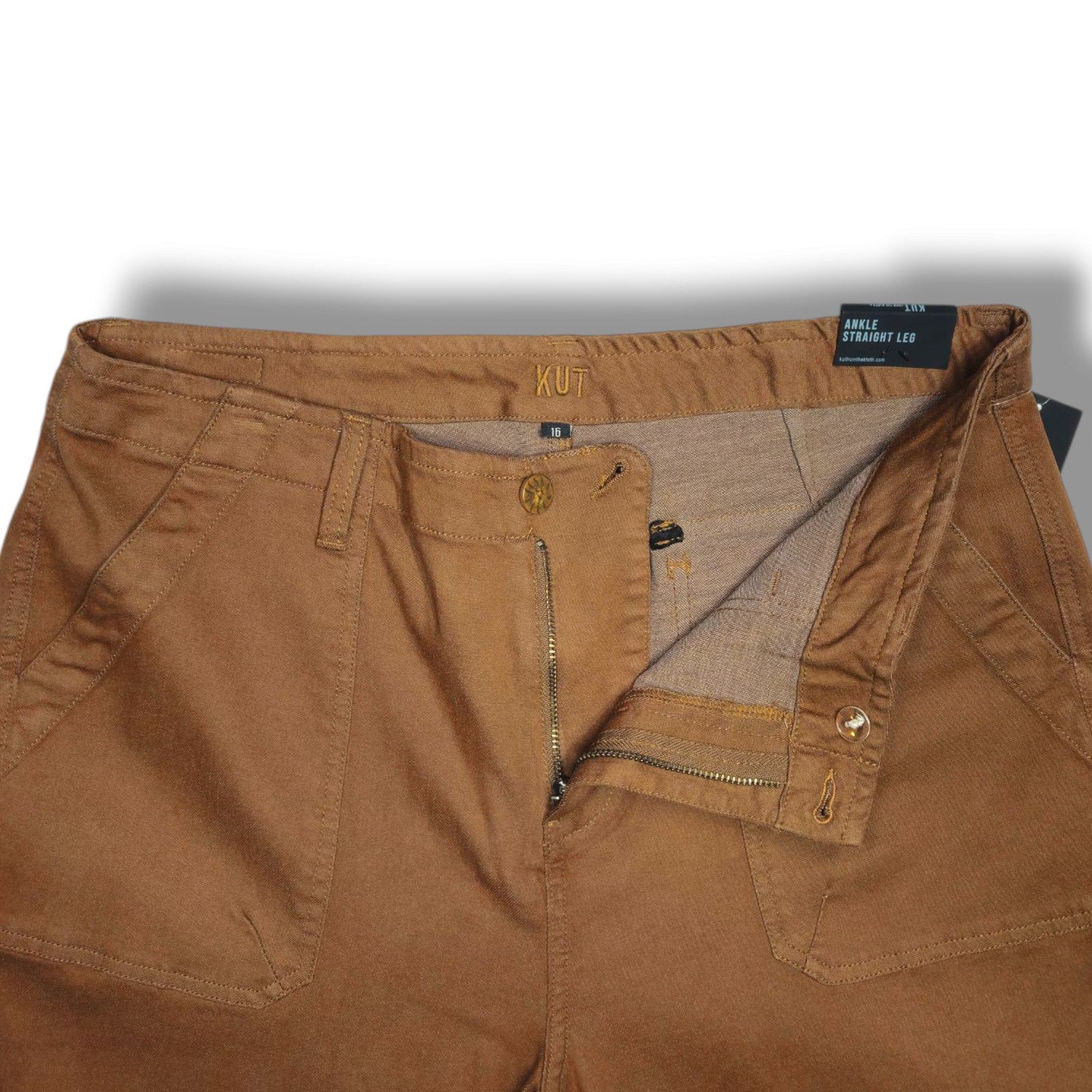 Other NWT Kut from the Kloth Straight Leg Ankle Cargo Pants Sz. 16 Size 38" / US 16 / IT 52 - 4 Thumbnail