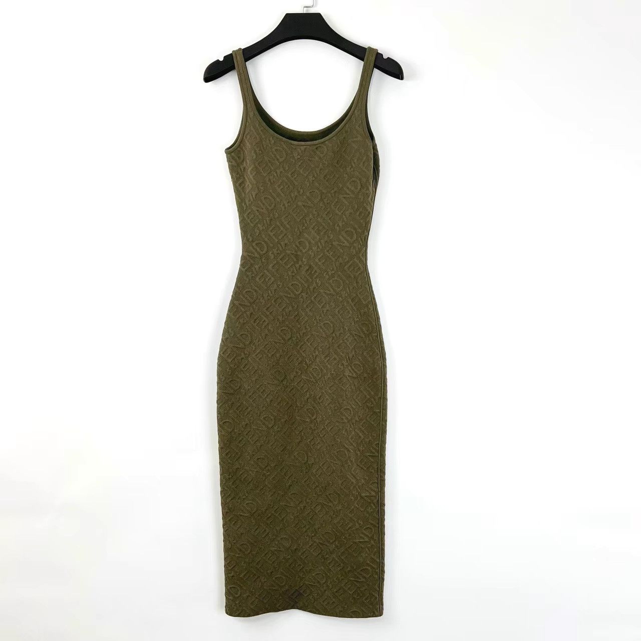 Fendi Fendi x SKIMS Embossed Logo Bodycon Dress K12 Size XS / US 0-2 / IT 36-38 - 1 Thumbnail