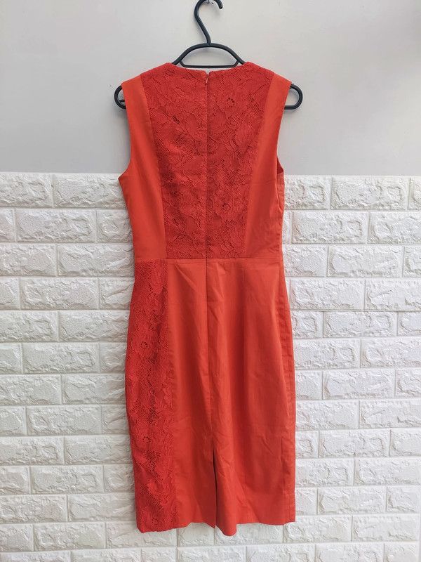 Karen Millen Karen Millen coral dress 10 Size M / US 6-8 / IT 42-44 - 4 Thumbnail
