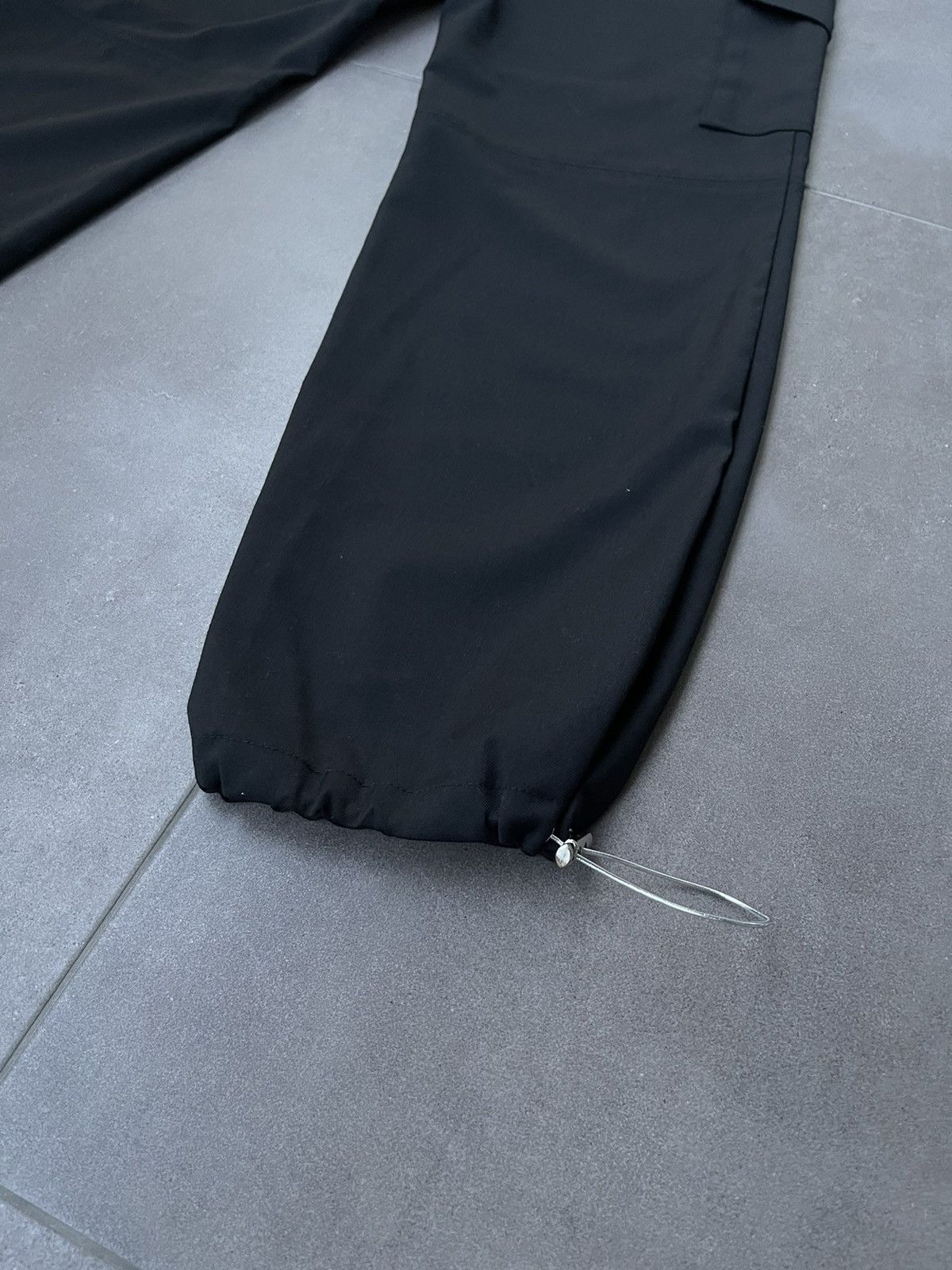 Han Kjobenhavn !DS! SS22 Han Kjobenhavn Cargo Black Wool Track Pants Size US 30 / EU 46 - 9 Thumbnail
