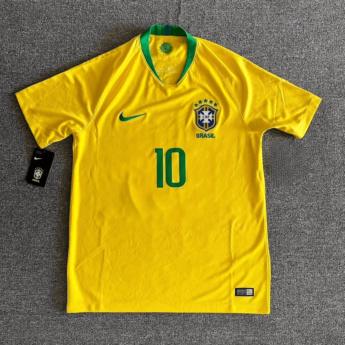 Other 2018 Brazil #10 Neymar Jersey Size US XL / EU 56 / 4 - 2 Thumbnail